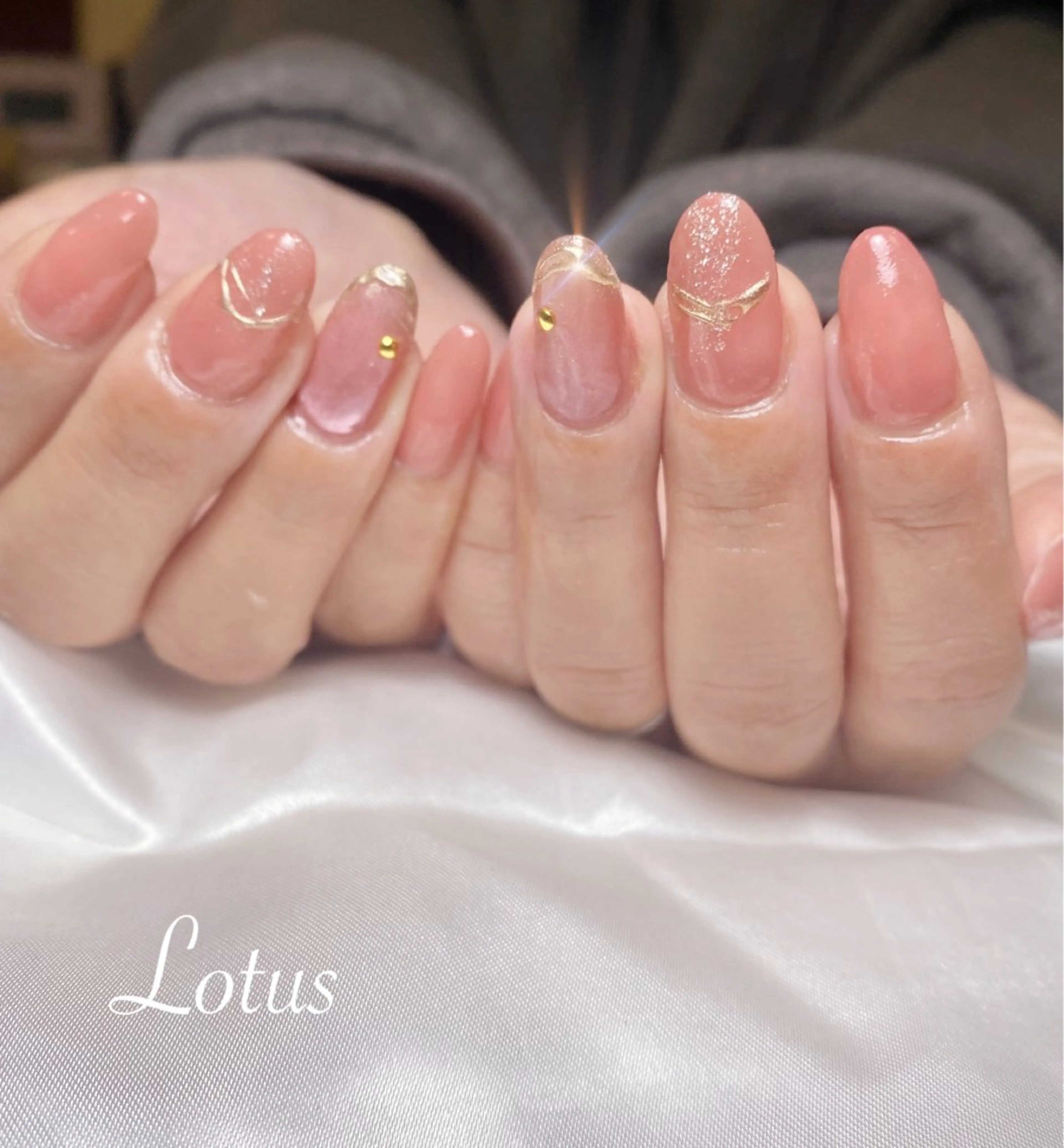 ネイル ハンドネイル ネイル＆脱毛 Lotus🌸のネイルデザイン