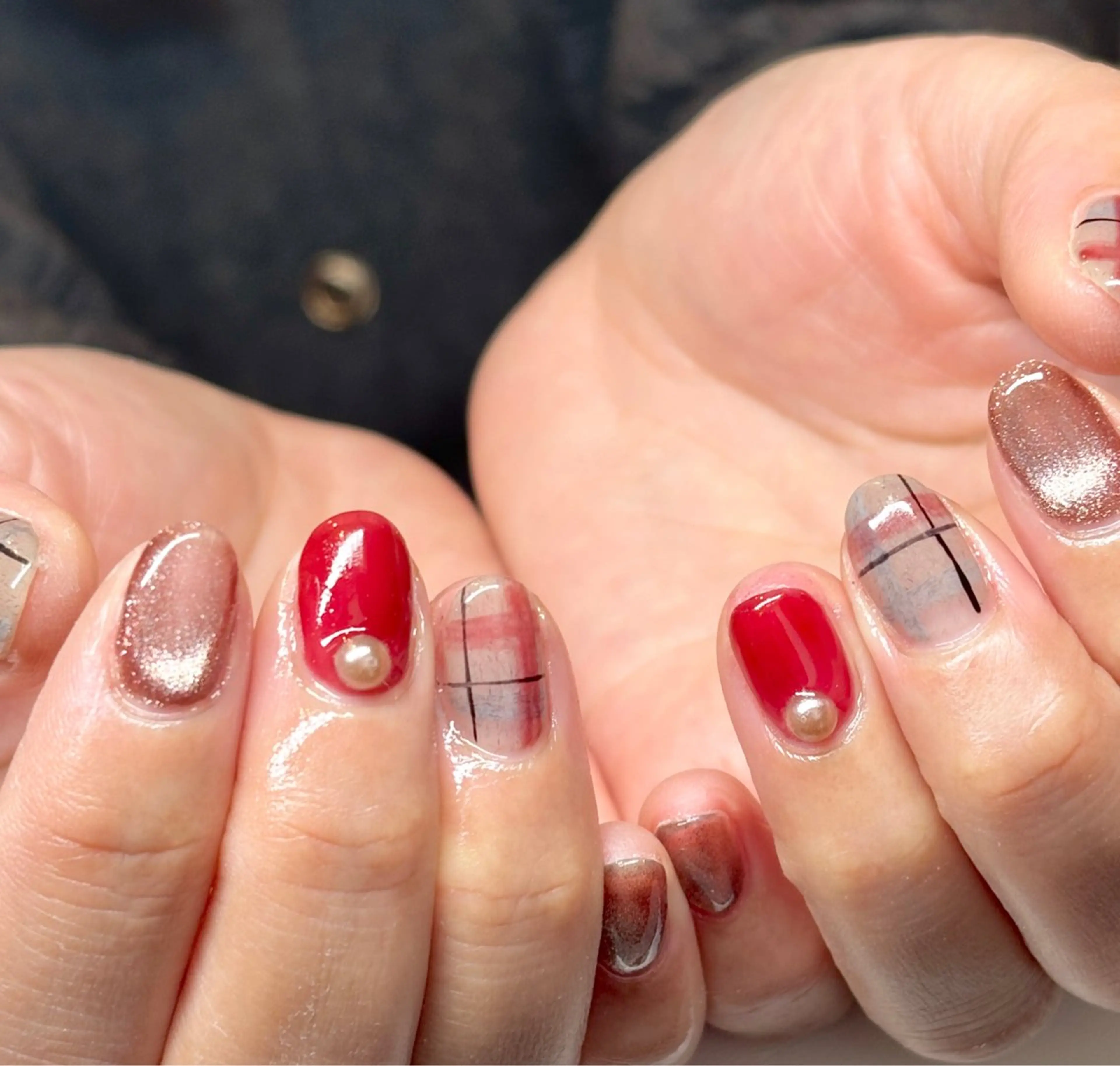 ネイル 長さ出し 持ち込み 春ネイル ハンドネイル N.style所属・Ｎ. styleのネイルデザイン