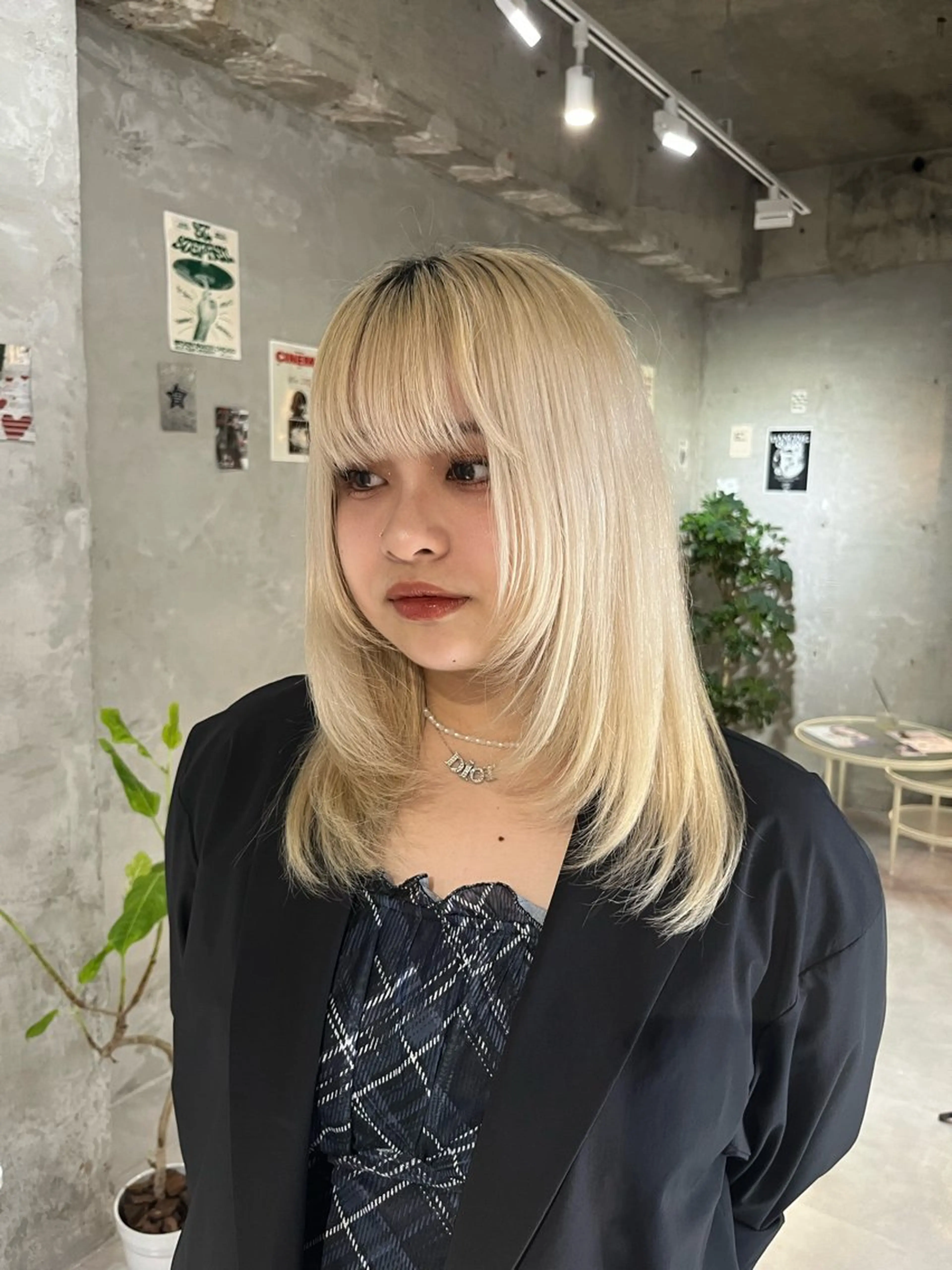 セミロング カラー ヘアカラー 透明感カラー/メンズ /ボブKanna🪄のヘアスタイル