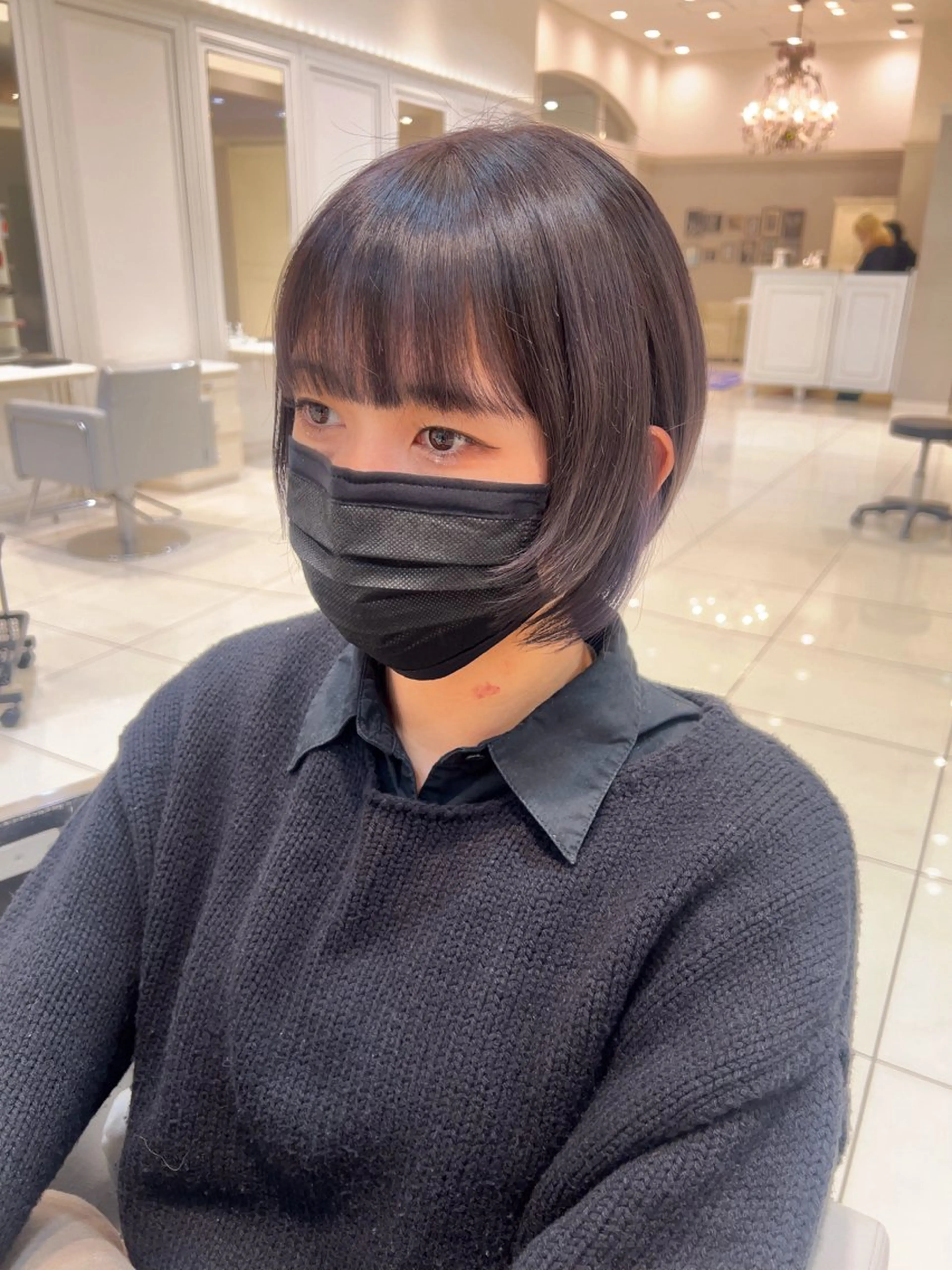 ショート カラー グレージュ Ash 銀座店所属・銀座/カラー 🎀momo🎀のヘアスタイル