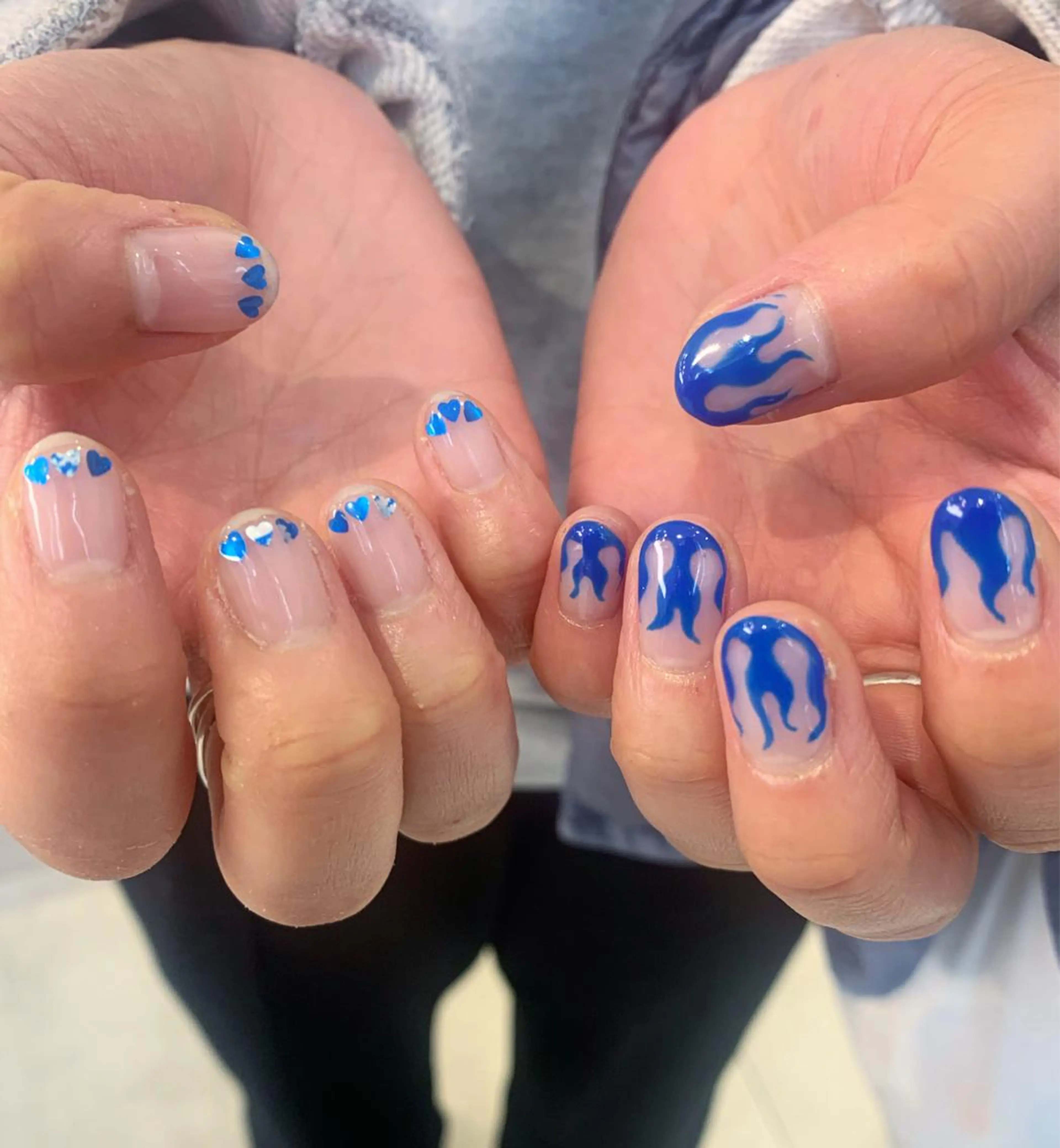 ネイル クリアネイル ハンドネイル Kureha/ネイル トレンドヘアのヘアスタイル