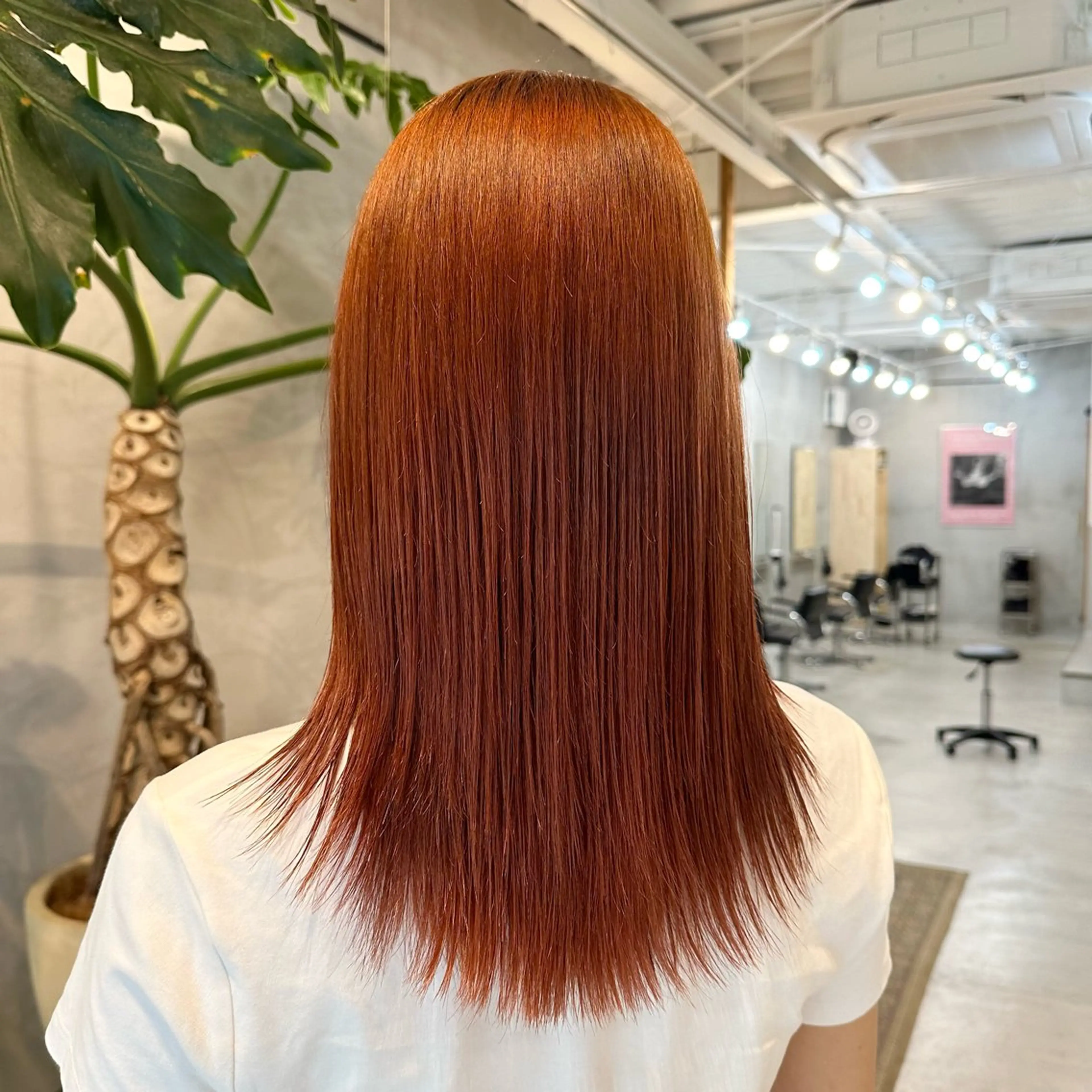 セミロング カラー honoka ikegamiのヘアスタイル