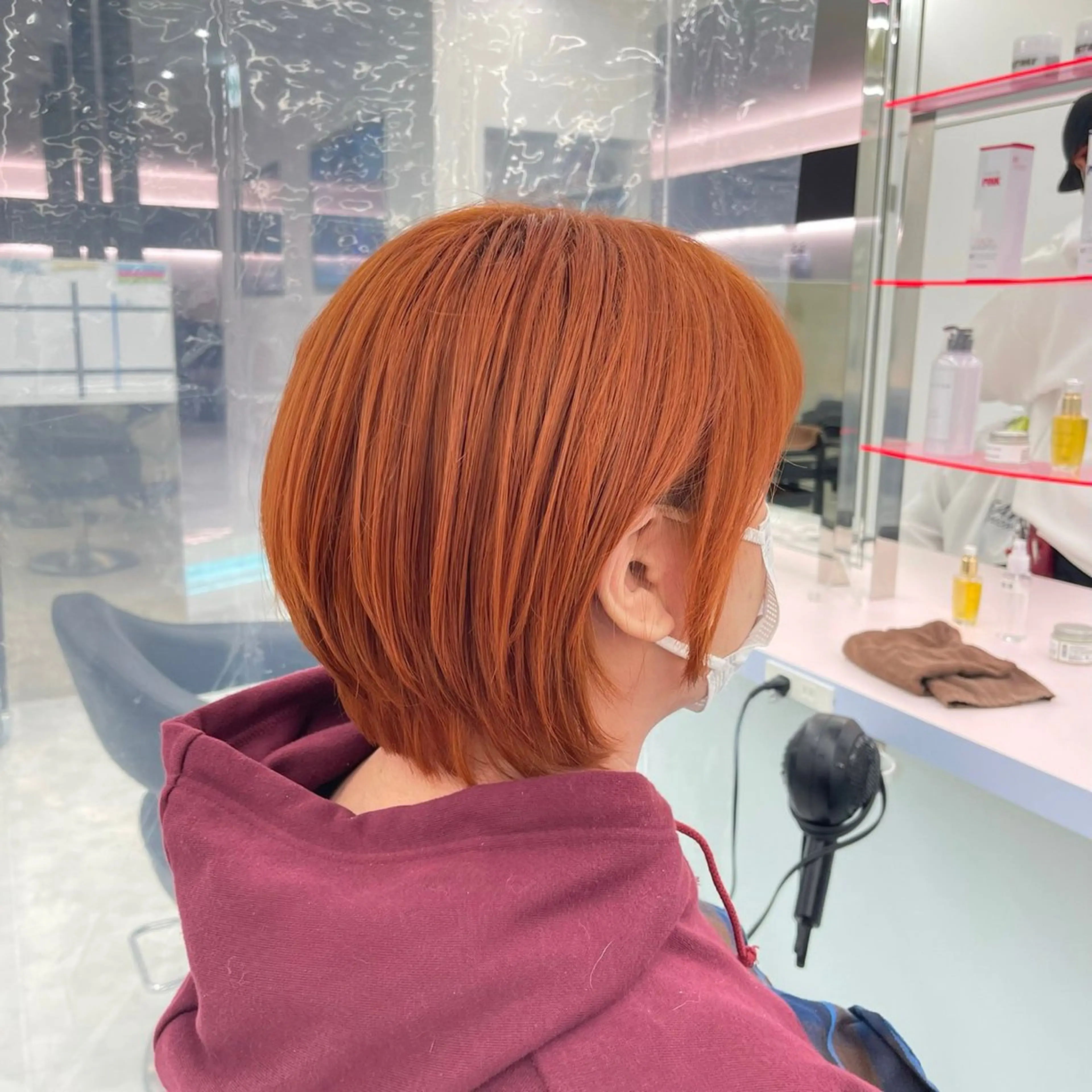ショート カラー パーマ ヘアアレンジ メンズ 🤍透明感カラー🤍 ブリーチ🤍AINEのヘアスタイル