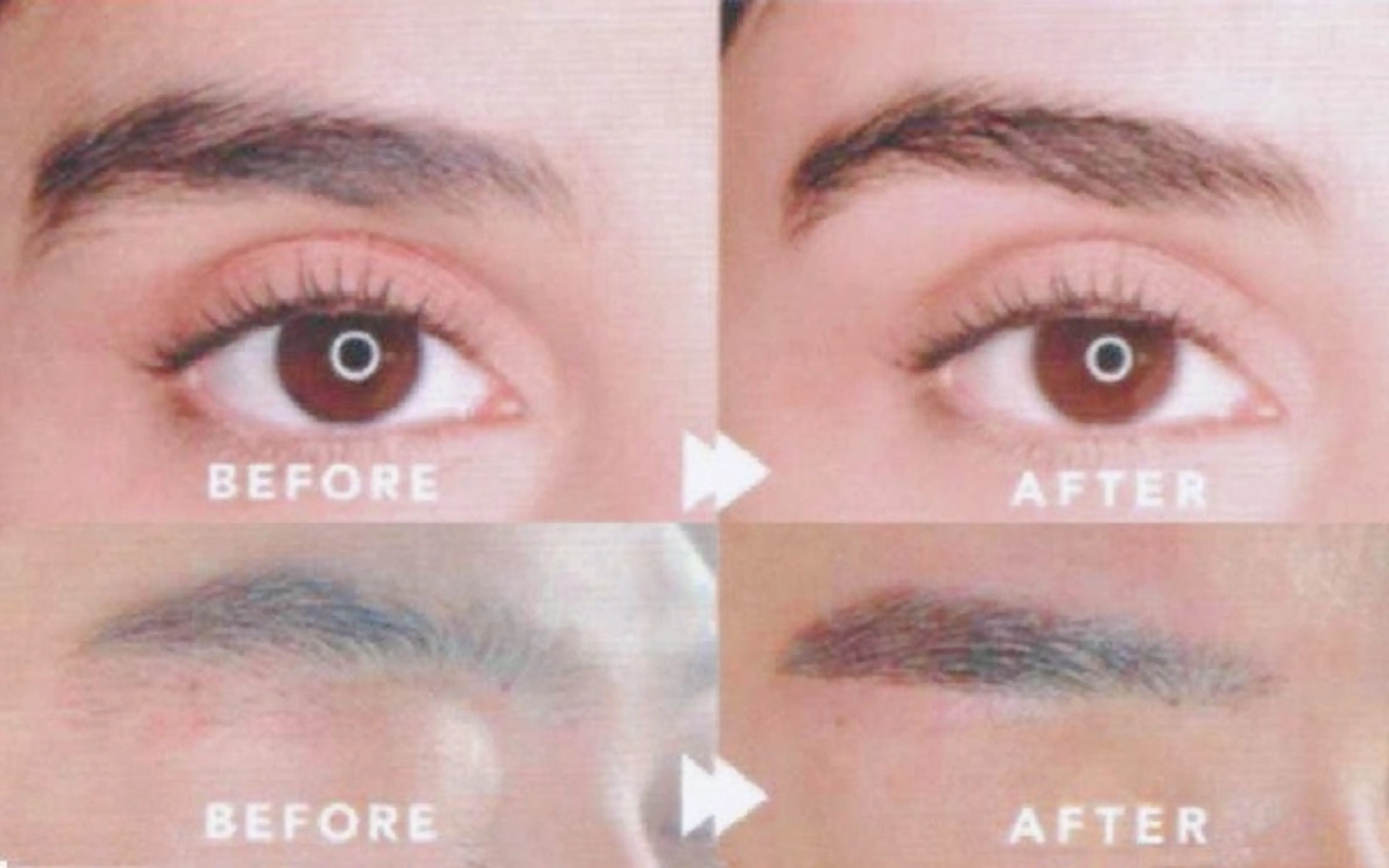 メンズアイブロウスタイリングの写真