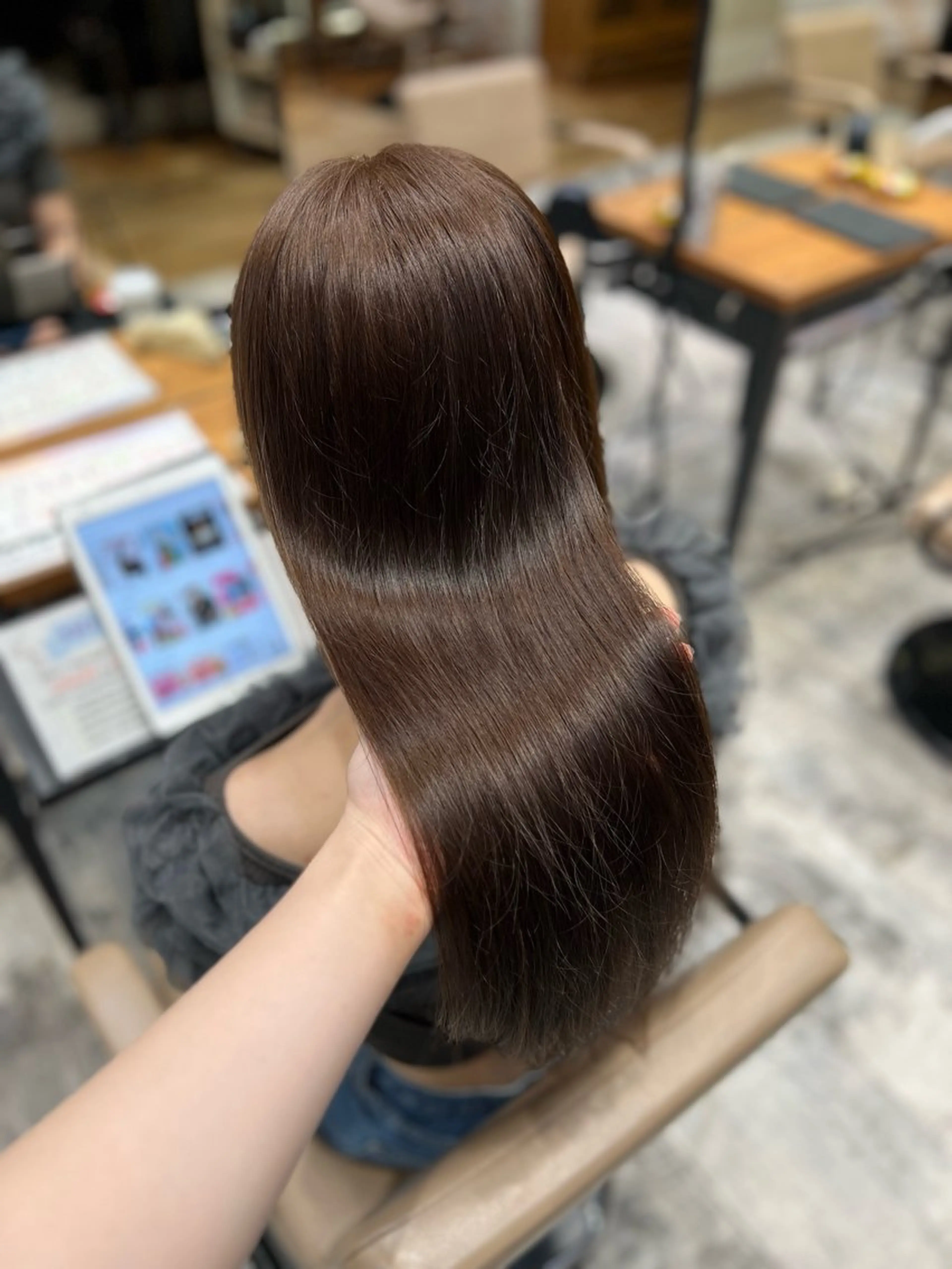 ロング カラー 透明感カラー ヘアカラー トリートメント AFLOAT RUVUA Smart Salon所属・韓国ヘア🎀/艶髪✨ /めぐみ/新宿のヘアスタイル