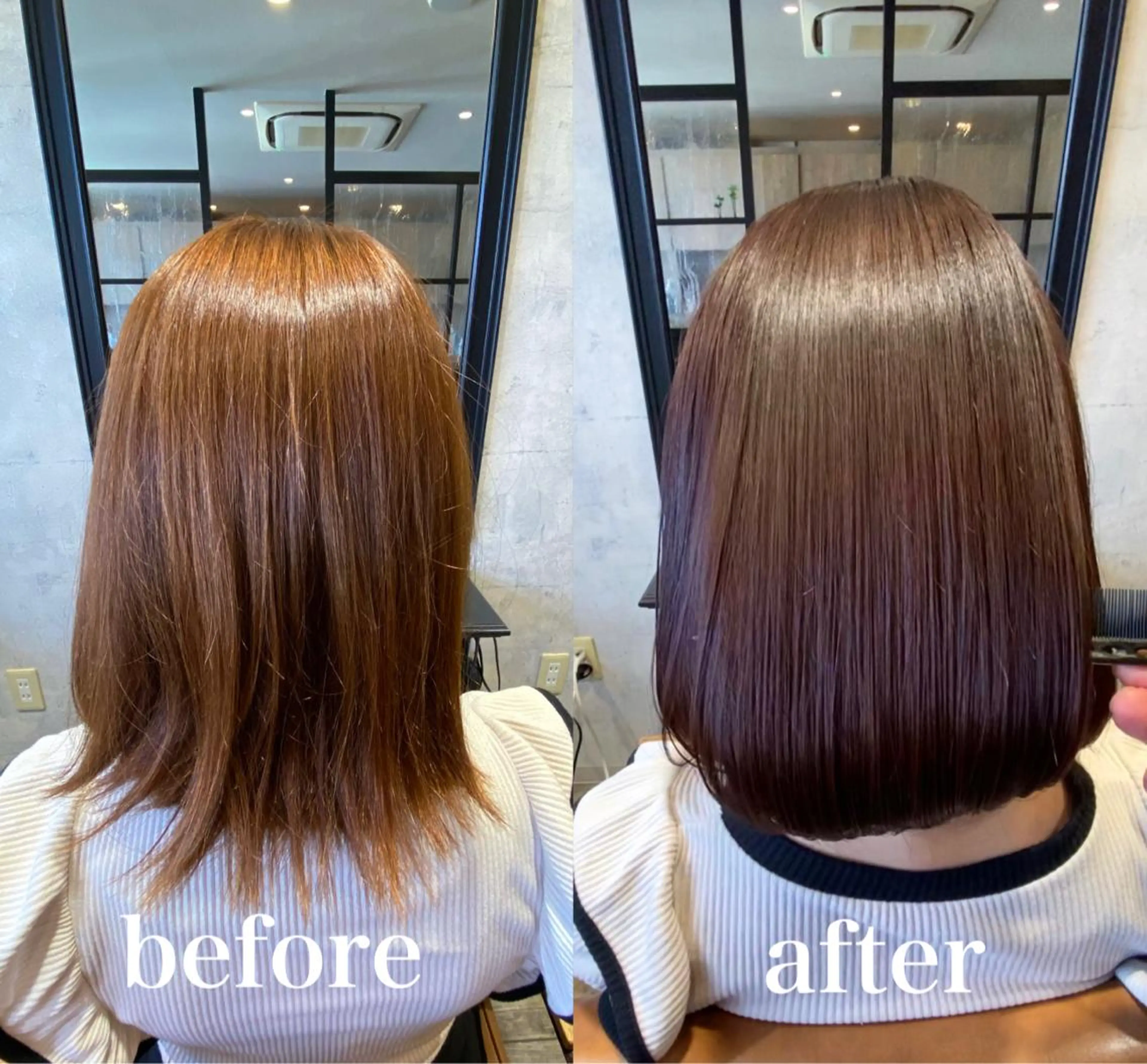 ミディアム ヘアアレンジ 髪質改善 韓国風ヘア 髪質改善/縮毛矯正 /naokiのヘアスタイル