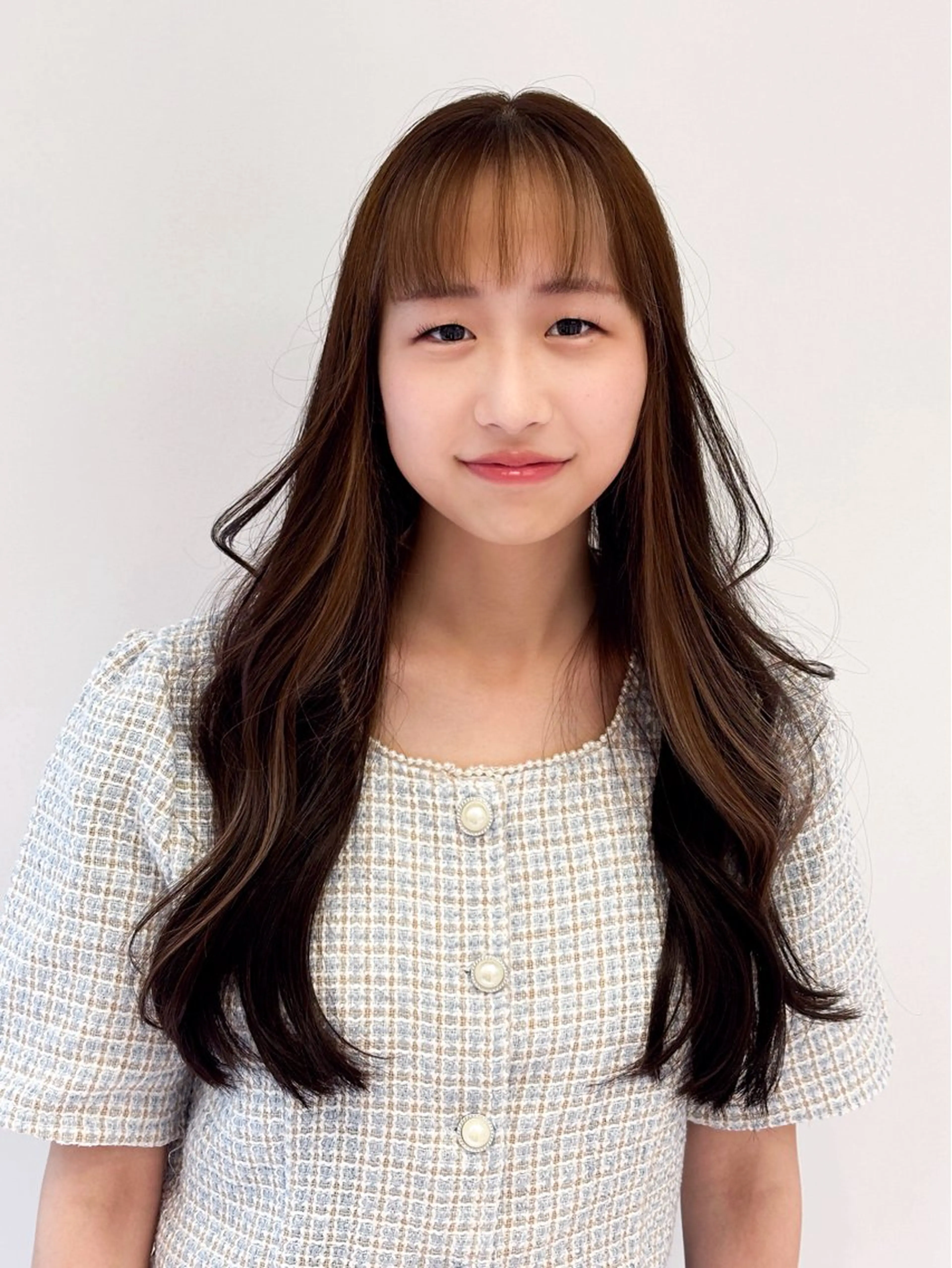 ロング 似合わせカット カット ヘアカラー トリートメント 💐レイヤー/透明感 カラー💐智口彩香のヘアスタイル