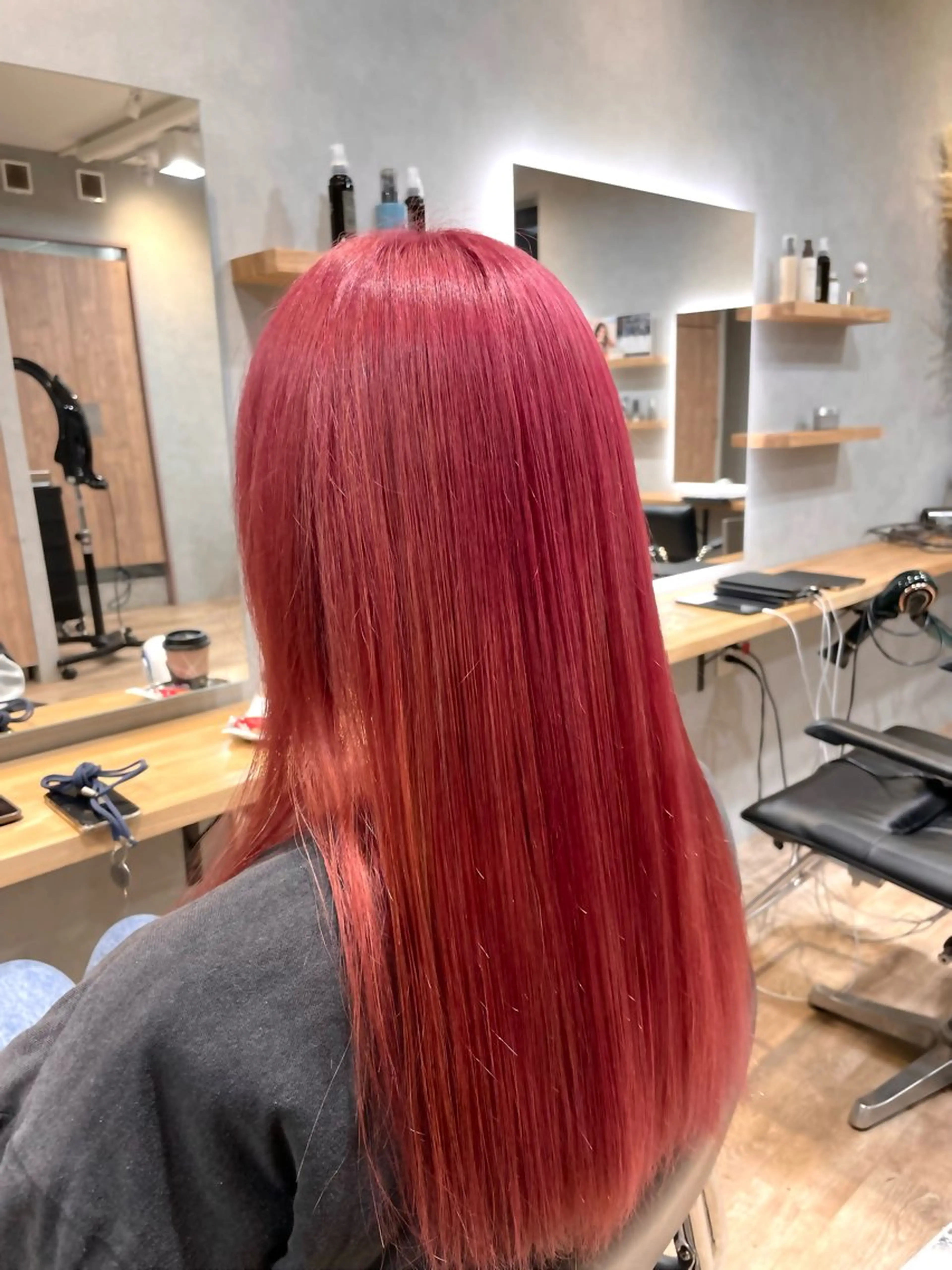 ロング ヘアカラー 我舞谷 将人のヘアスタイル