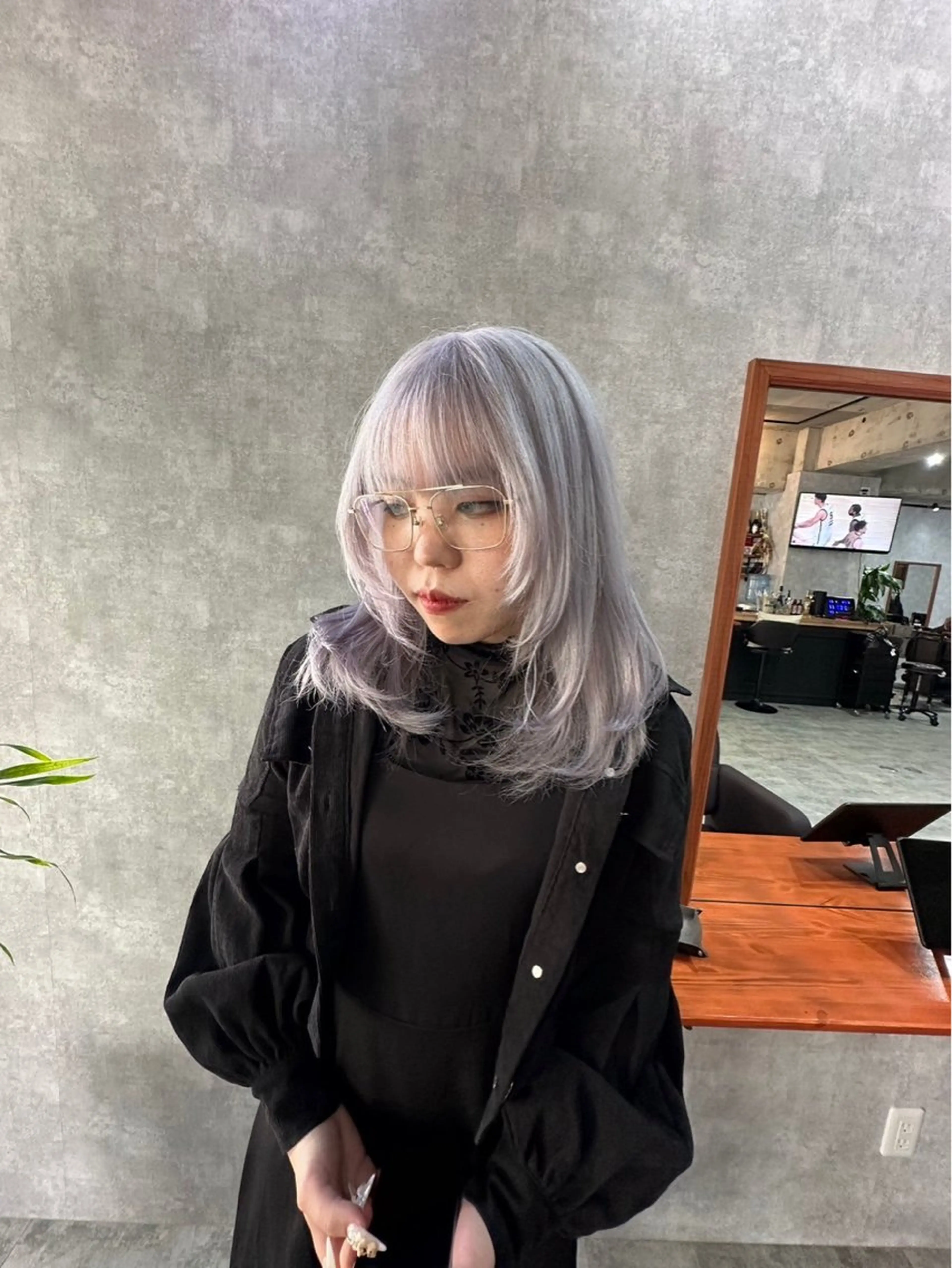 ミディアム カラー C'LD Hair Produce【シールドヘアープロデュース】所属・シールドヘアー/那覇 /縮毛矯正/ブリーチのヘアスタイル