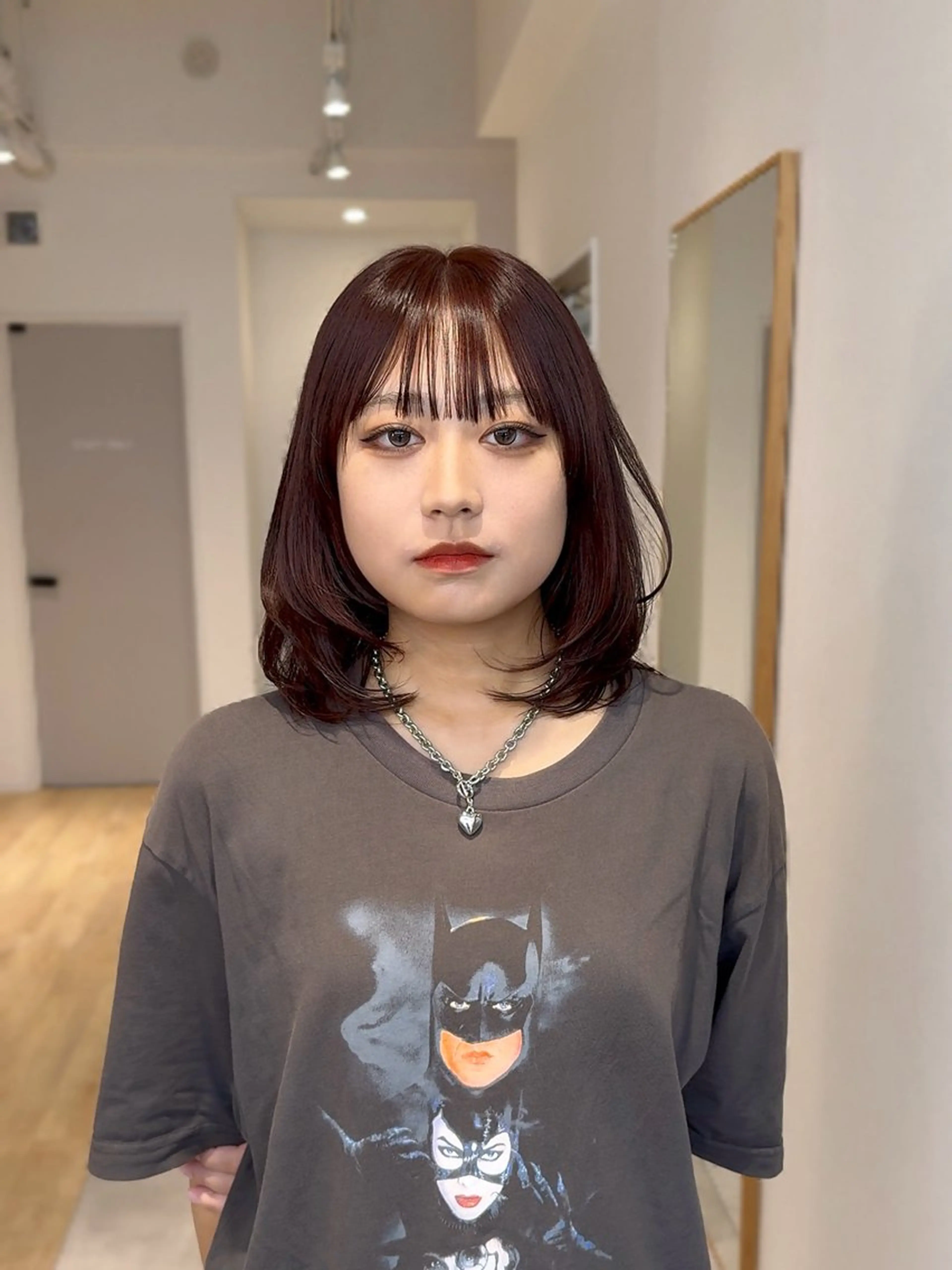 ミディアム レイヤーカット MEGULI所属・新田 琴美/ 透明感/レイヤーのヘアスタイル