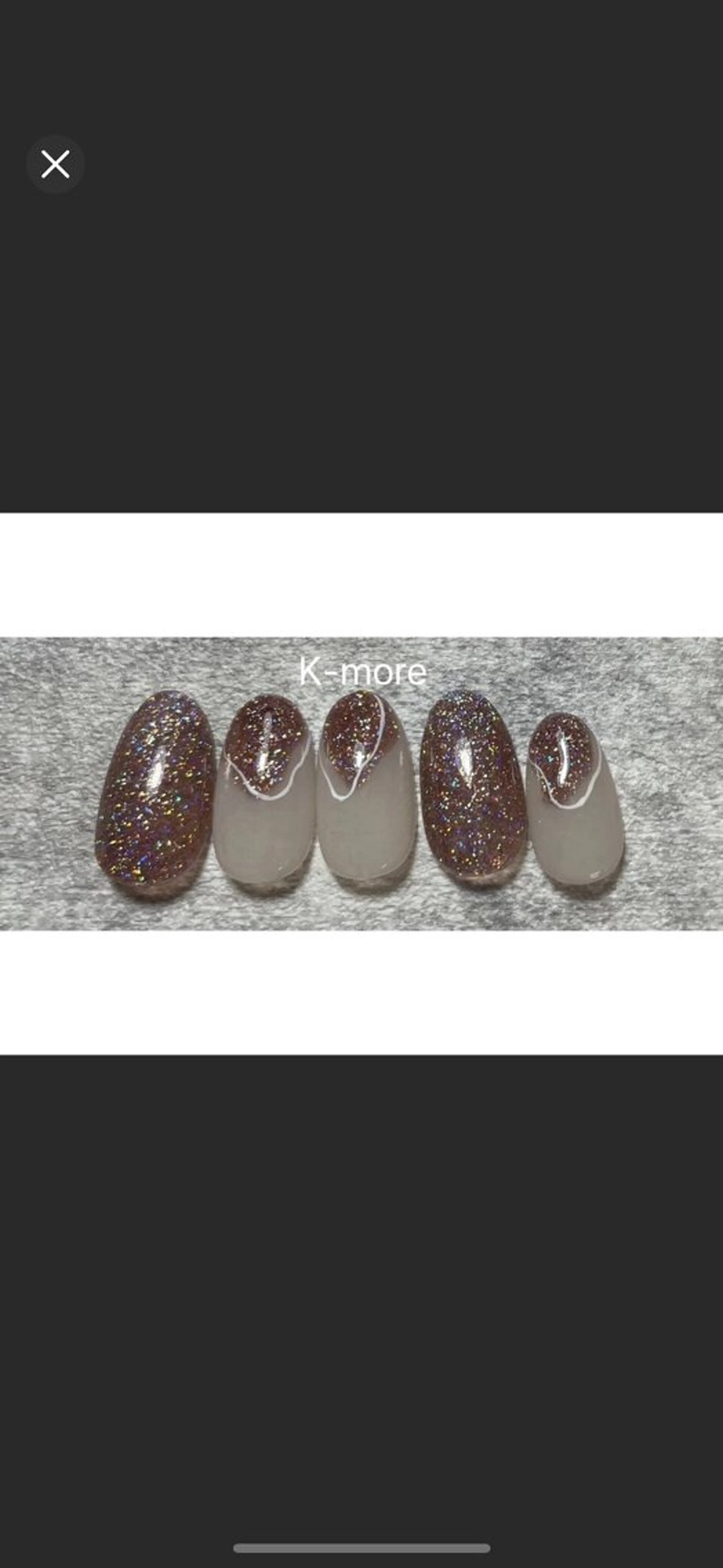 ミディアム K-more（ケーモア）知立店所属・K-more知立店 まなみのネイルデザイン