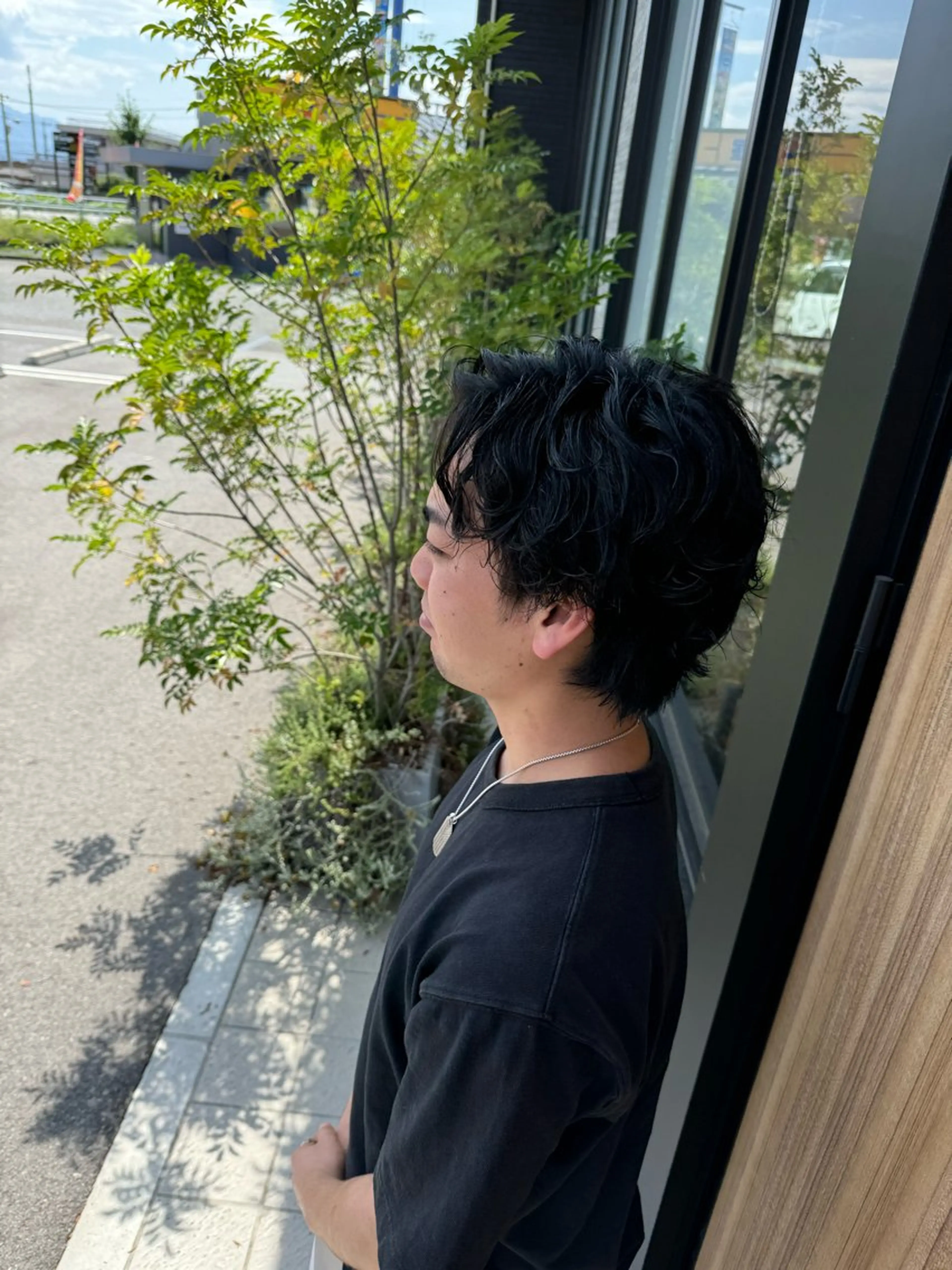 メンズ パーマ 保坂 瞭のヘアスタイル