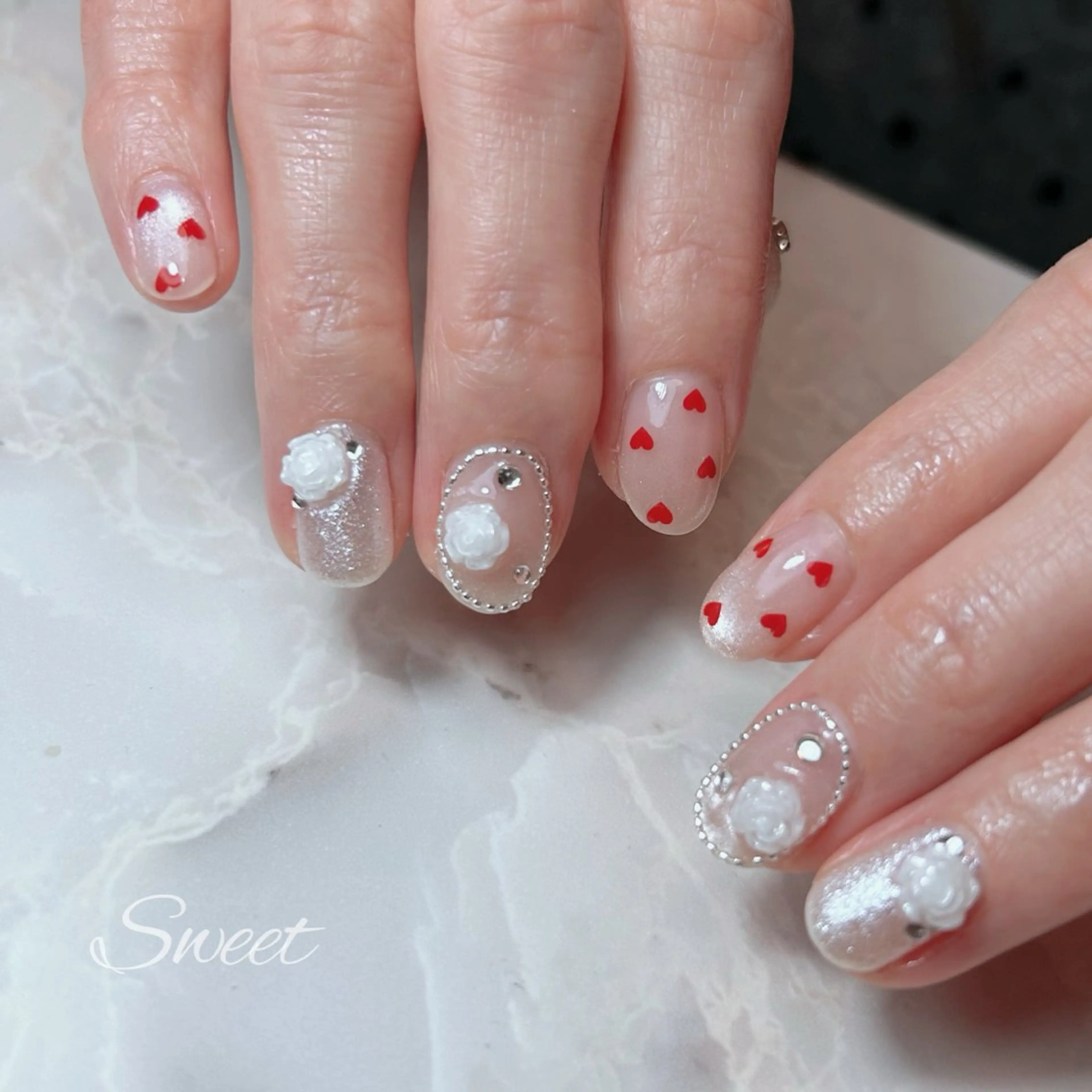 ネイル ハンドネイル sweet 仲野陽子のネイルデザイン