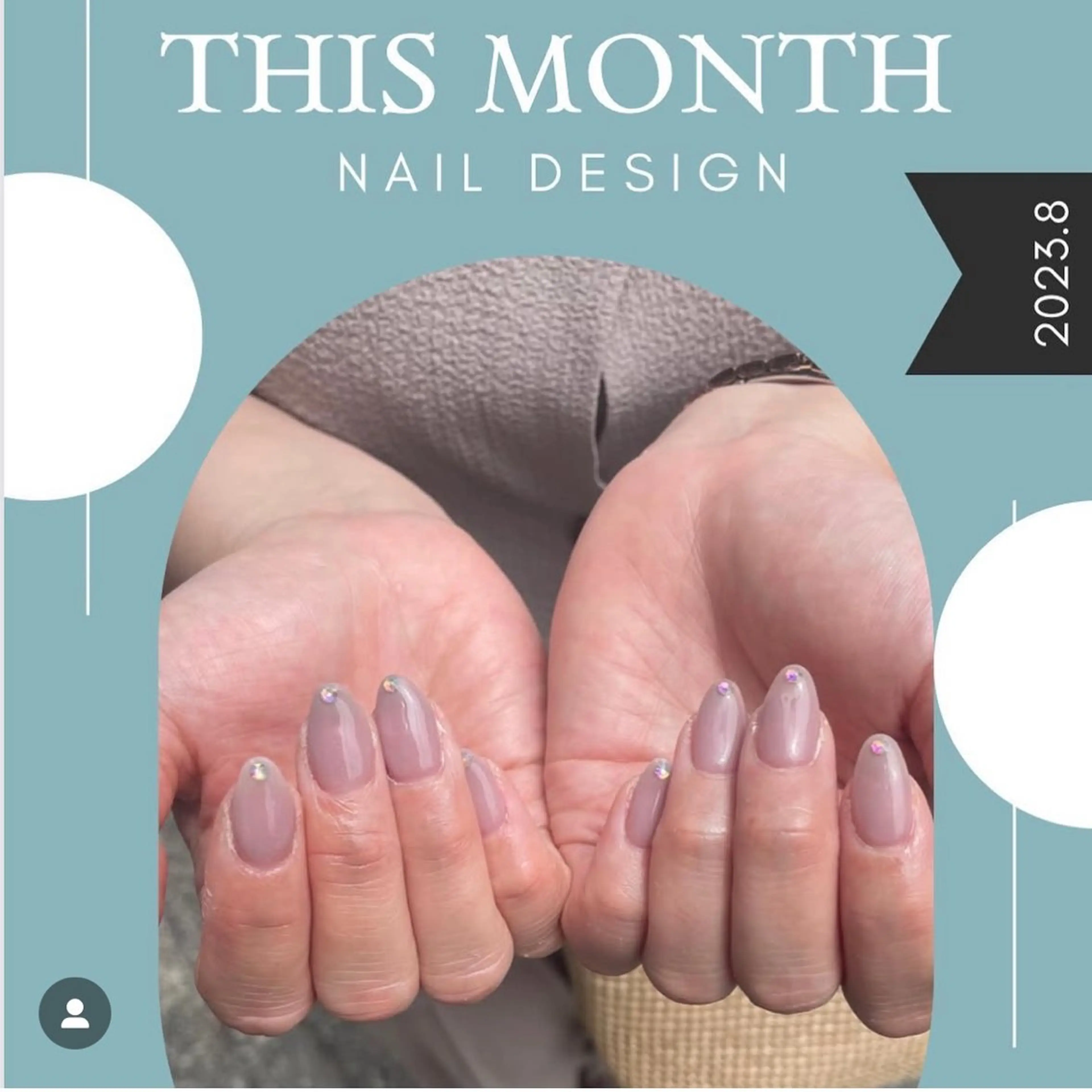 ネイル ストーンネイル ハンドネイル フットネイル LINXS K🍎のネイルデザイン