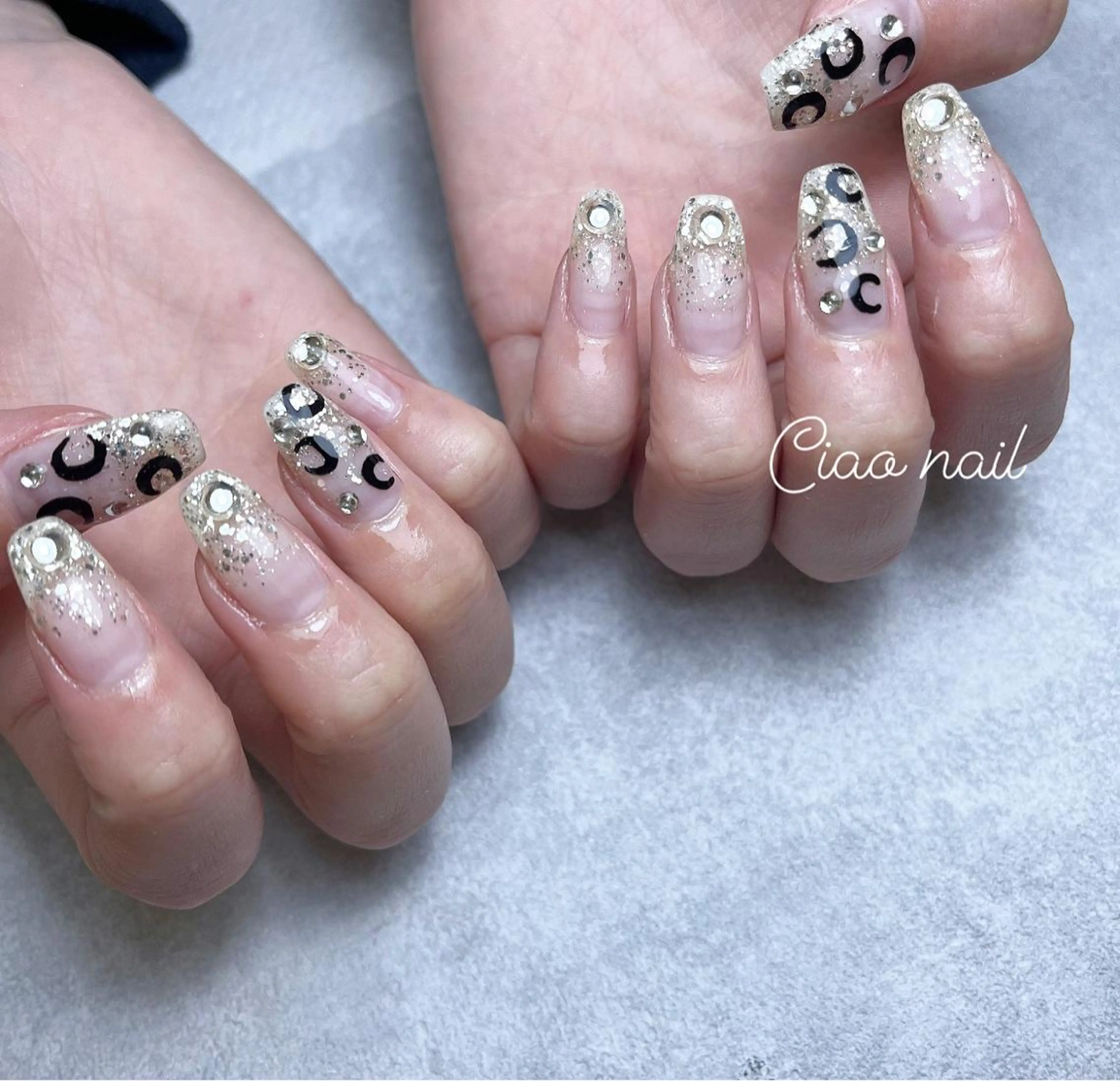 ネイル アートネイル ジェルネイル キラキラネイル マグネットネイル ニュアンスネイル #Amin所属・#Amin nail salonのネイルデザイン