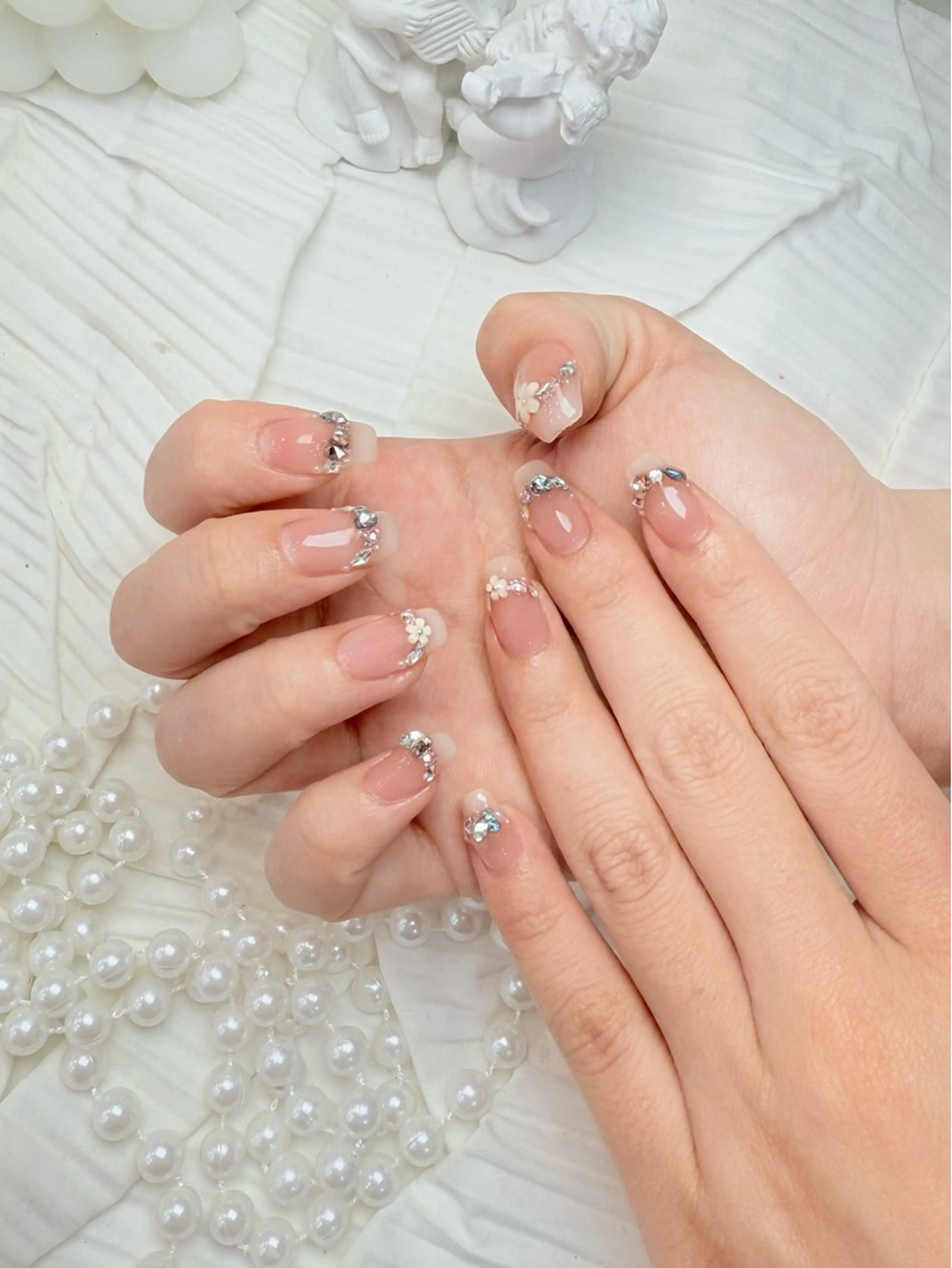 ネイル アートネイル フットネイル ジェルネイル ハート マグネットネイル Babarla　Nail　Salon所属・babarla Nailのネイルデザイン