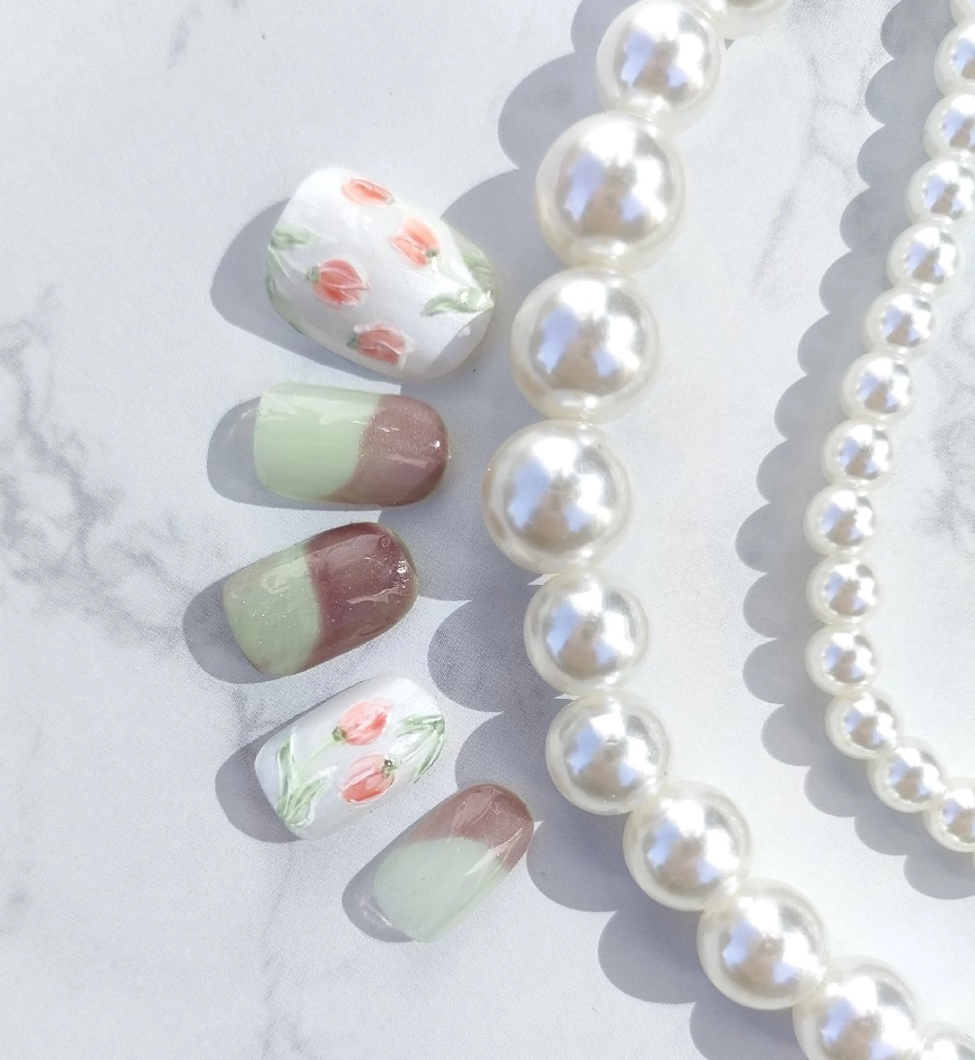 ネイル 春ネイル douceknail所属・本厚木南口 徒歩3分のネイルデザイン