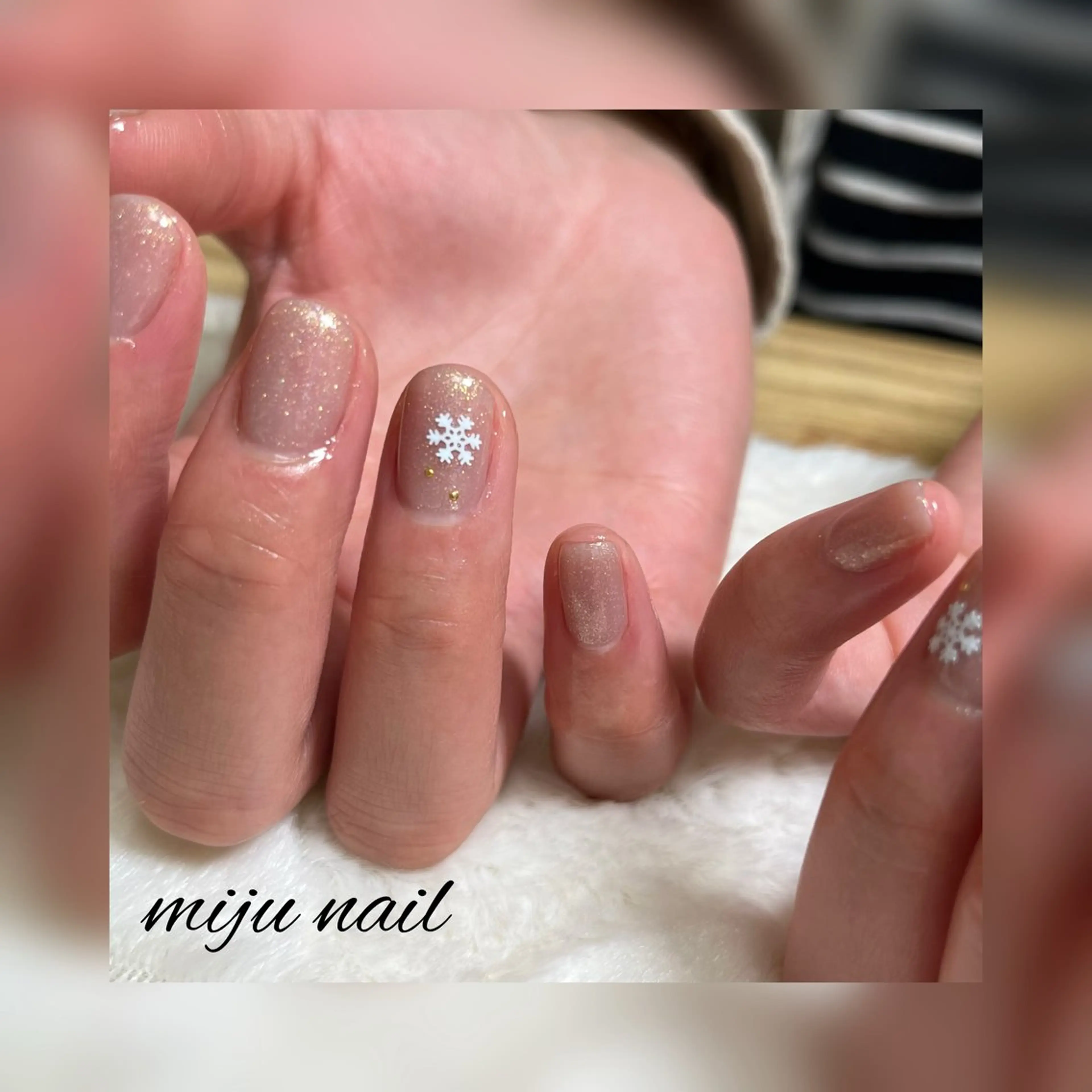 ネイル ❁miju nail 大人上品/自爪育成のネイルデザイン