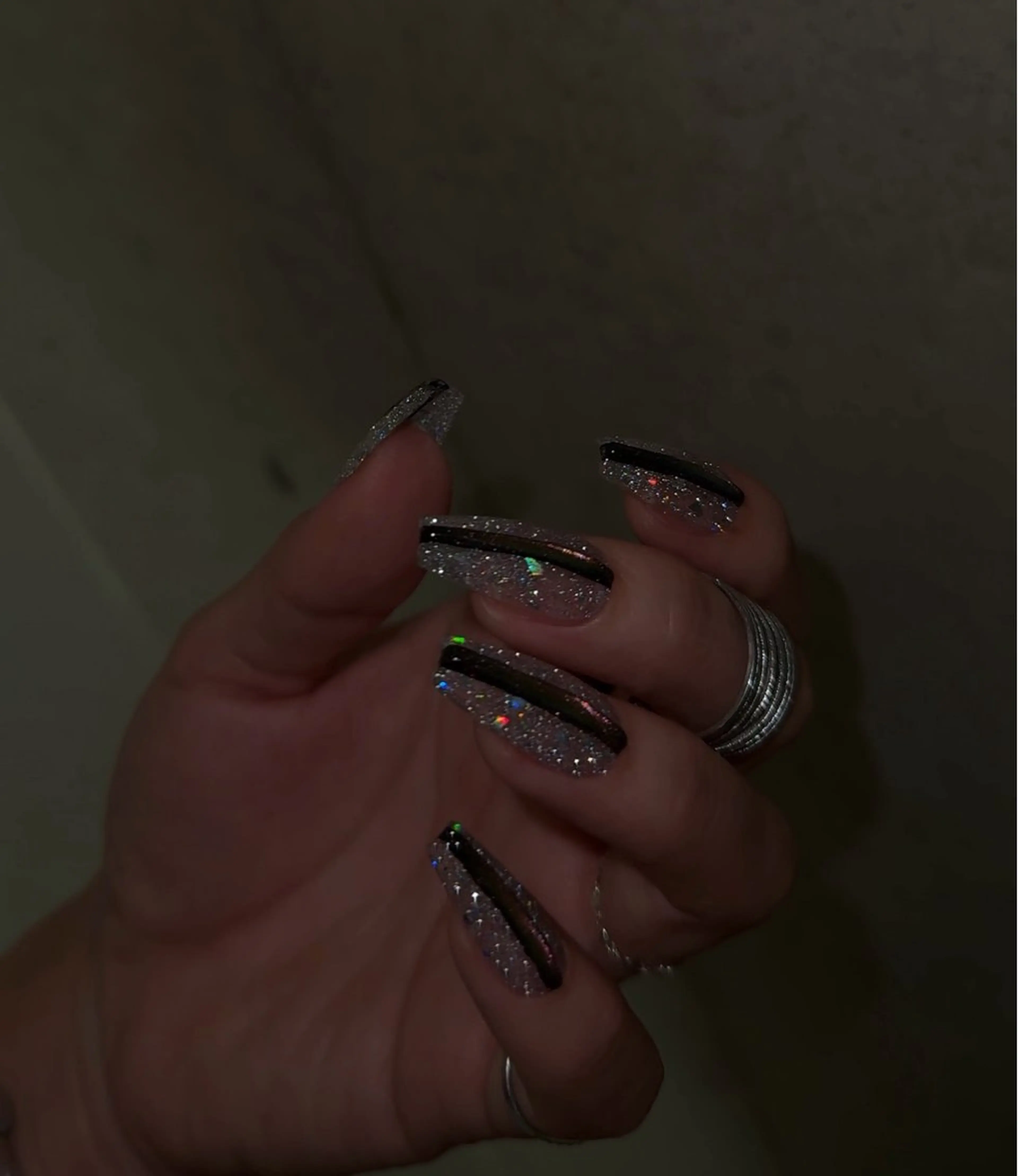 ネイル ラメ(グリッター) ハンドネイル mumei所属・mumei _sakiのネイルデザイン