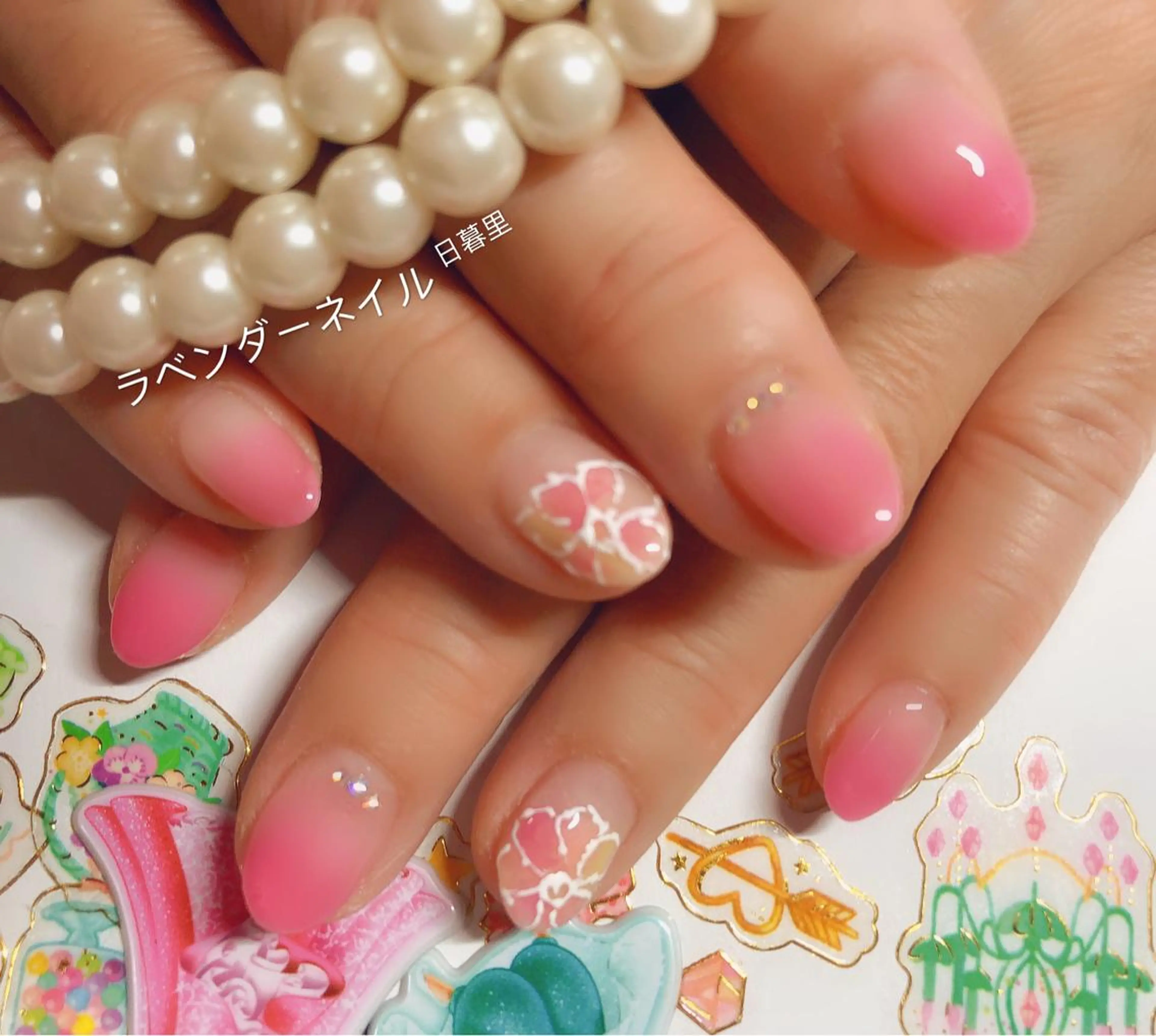 ネイル ラベンダー💖日暮里 ルル💖ネイルのネイルデザイン