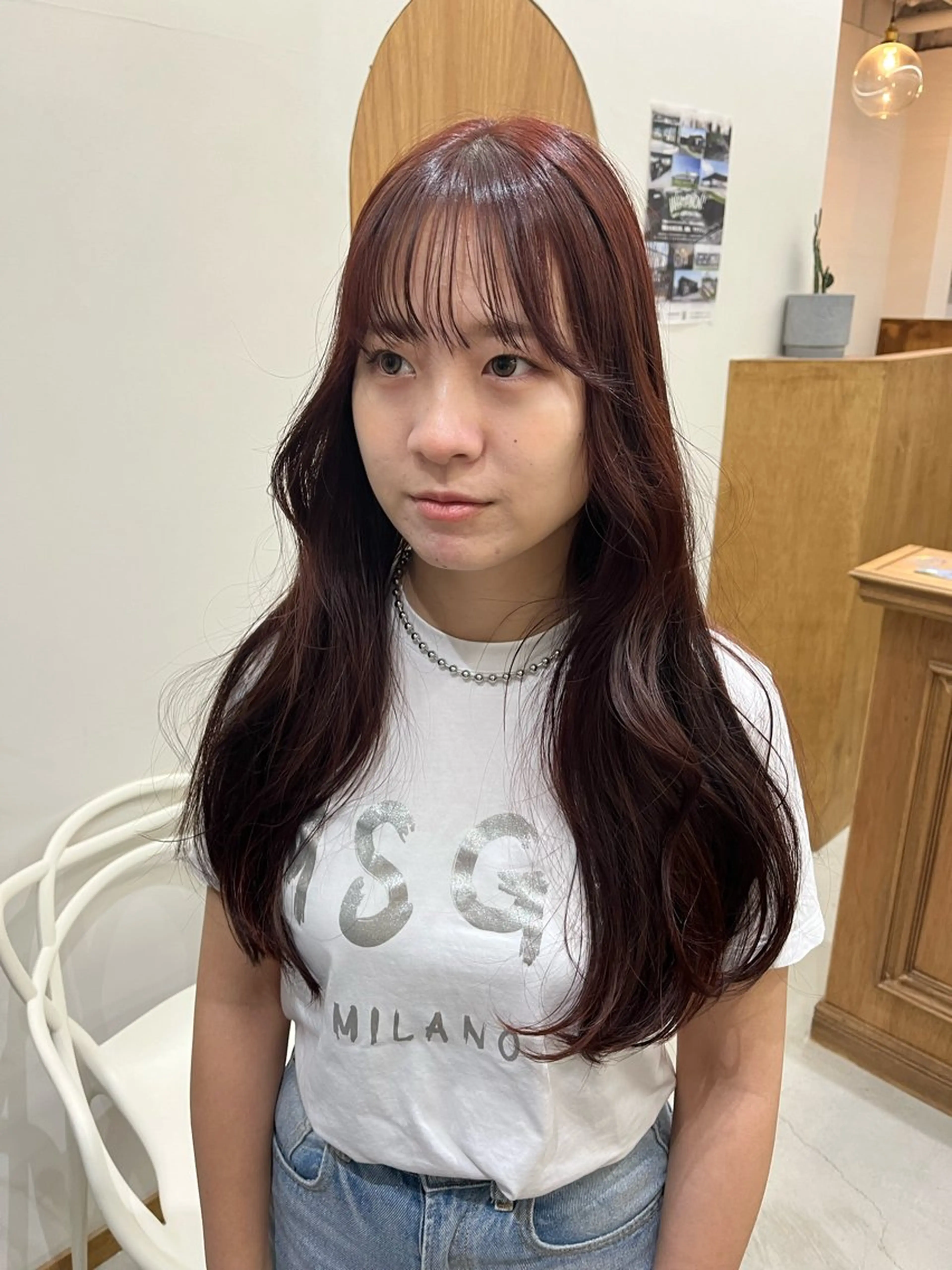 ロング カラー ブリーチ ブリーチなしカラー ヘアカラー miyu /レイヤー/ブリーチのヘアスタイル