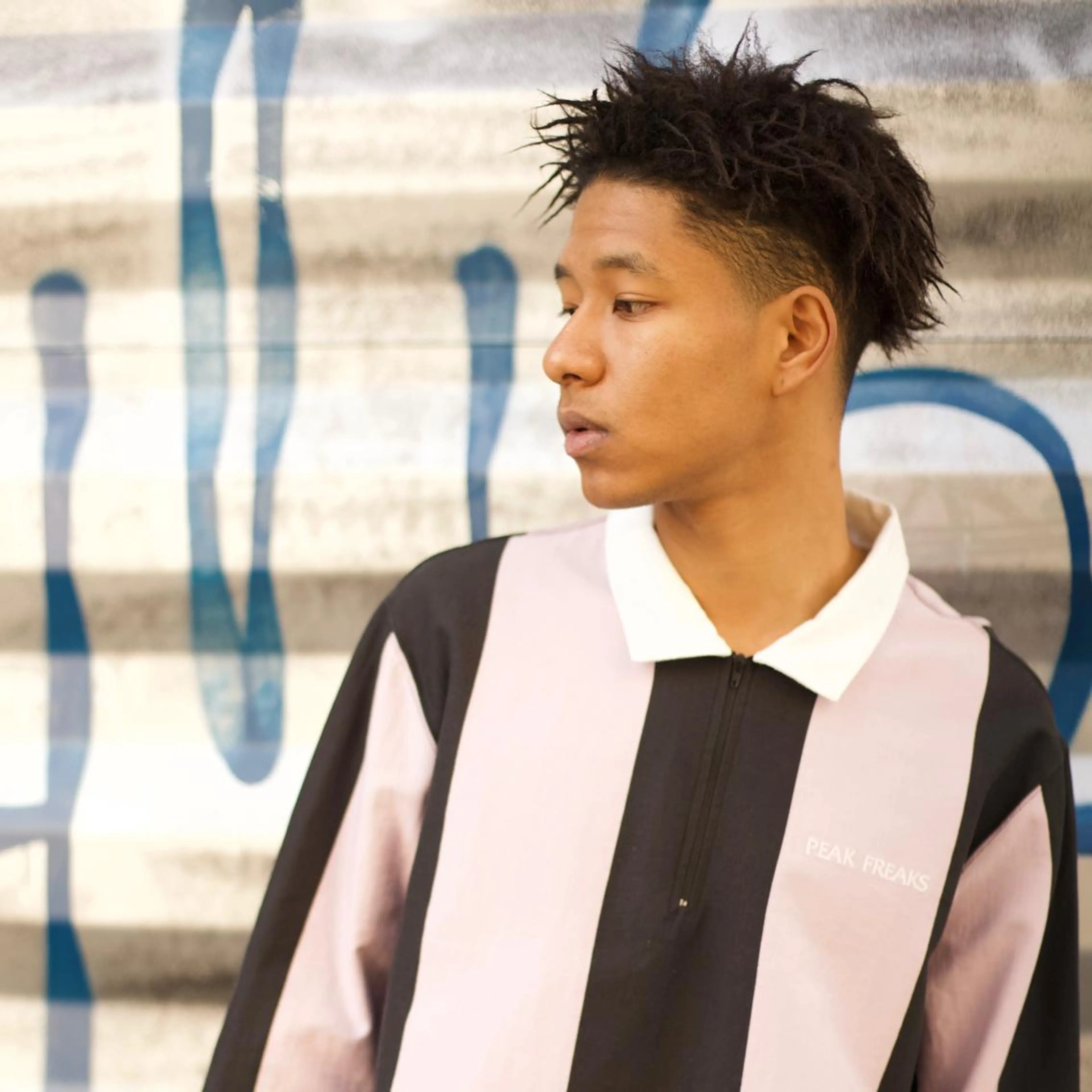 パーマ メンズ ショートボブ メンズブリーチ フェードカット メンズハイライト メンズハイトーン カット パーマ 🌈圧倒的デザイン パーマ　関和希のヘアスタイル