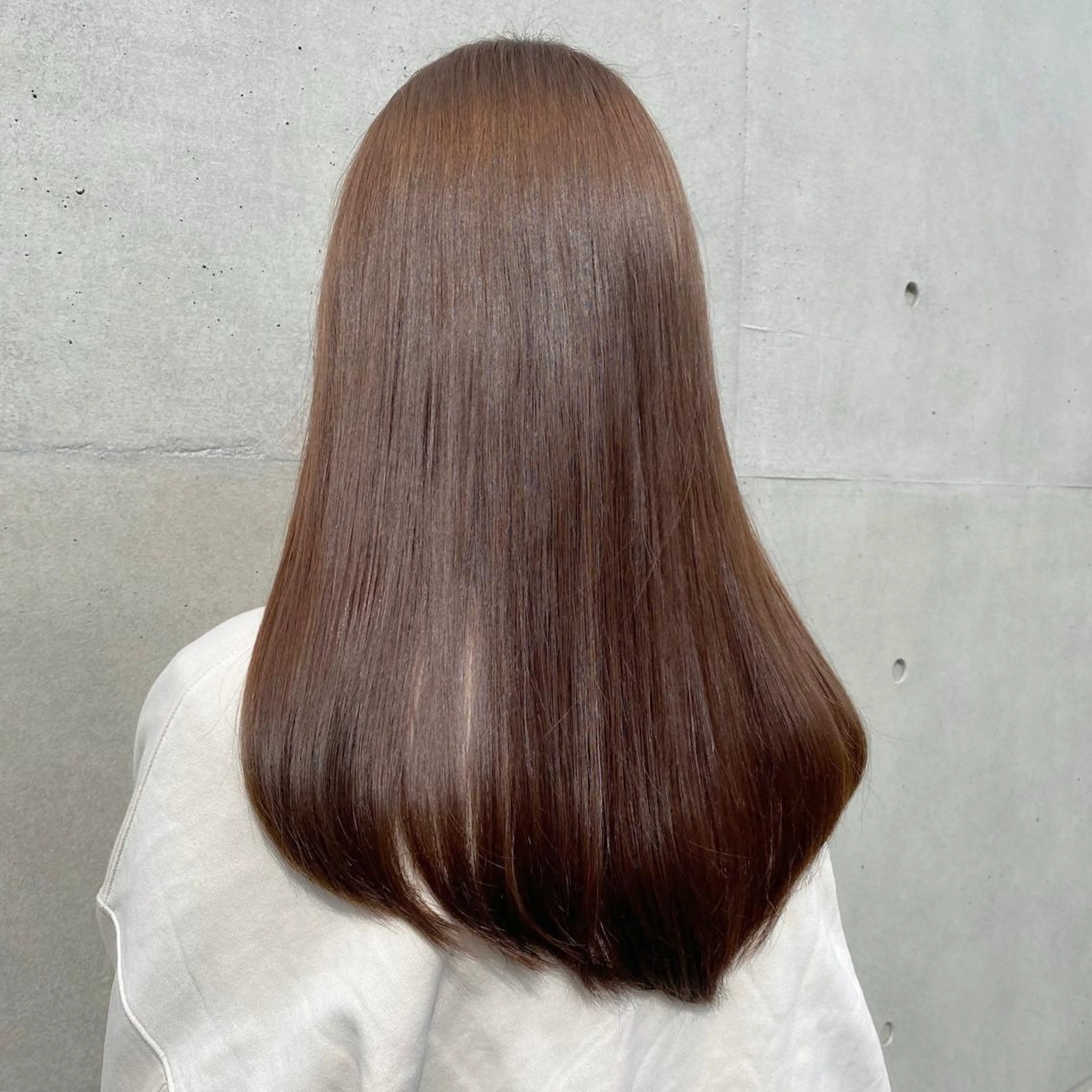 カット+髪質改善縮毛矯正+3stepトリートメントの写真