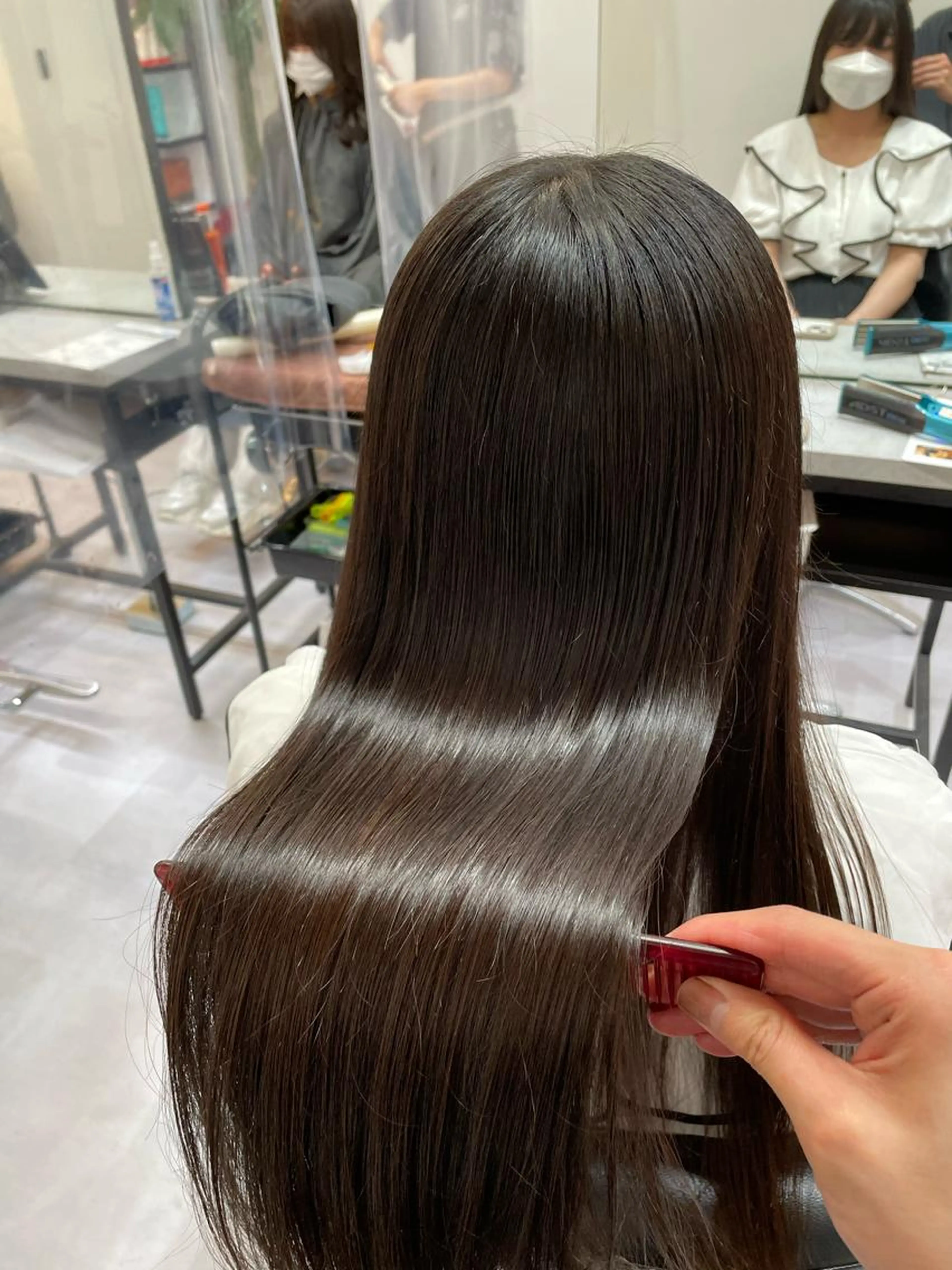 【1日1名限定！】髪質改善ストレート¥15400 #髪質改善#縮毛矯正の写真