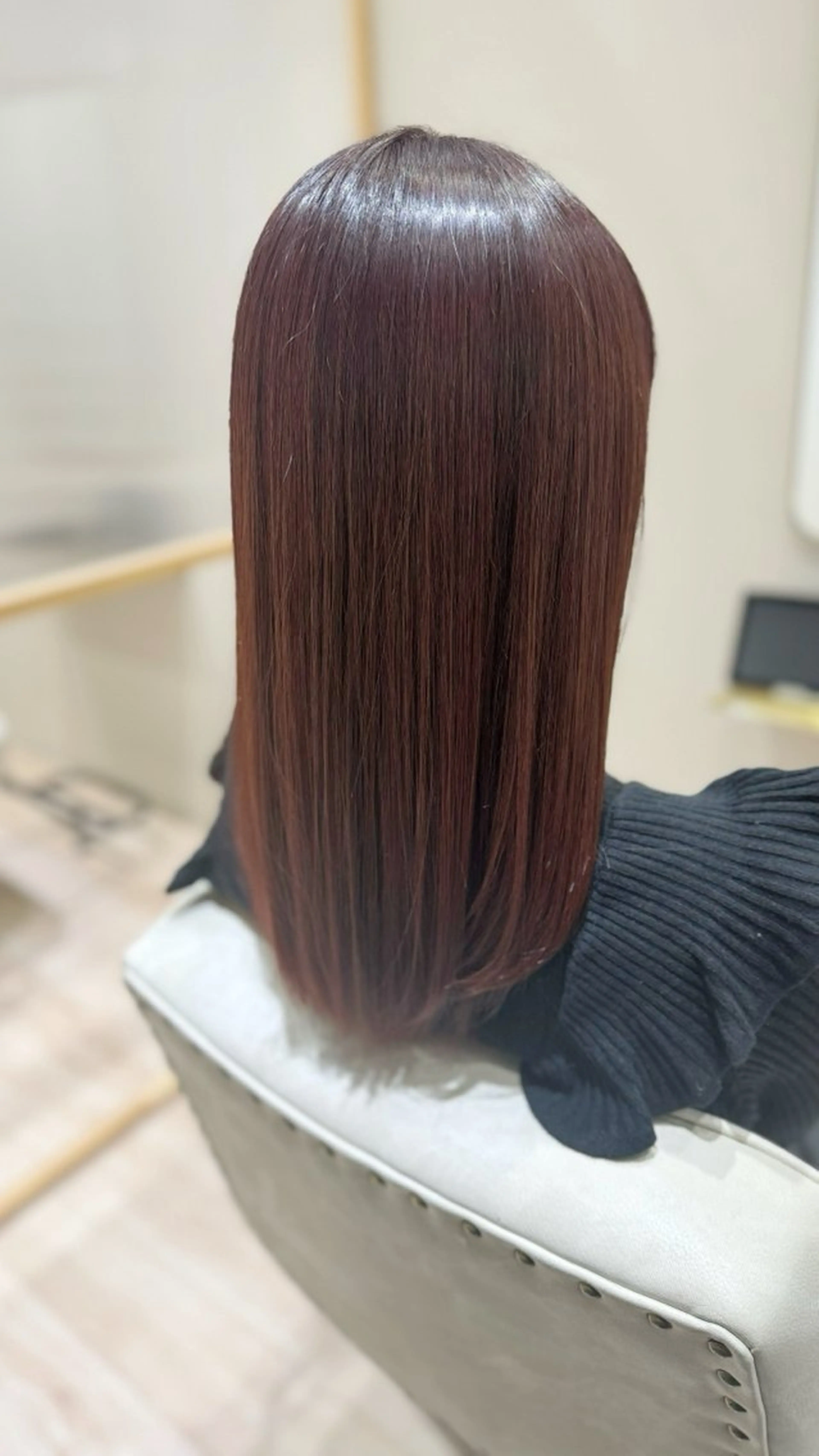 ロング カラー ピンクカラー 髪質改善 トリートメント カット ヘアカラー トリートメント 髙橋 誉英のヘアスタイル