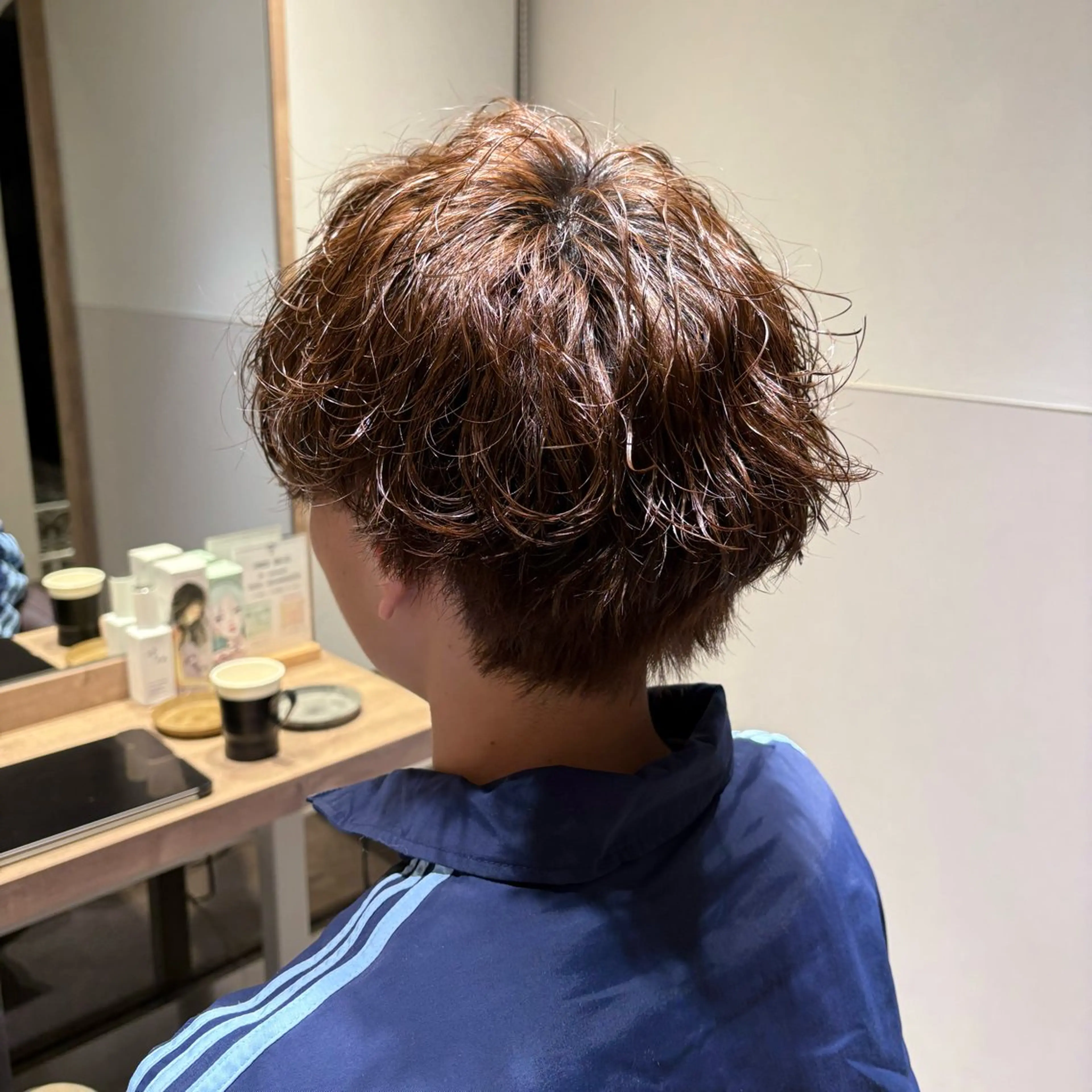 【期間限定🌈イメチェン全部入りセット】メンズカット＆パーマ＆カラーの写真