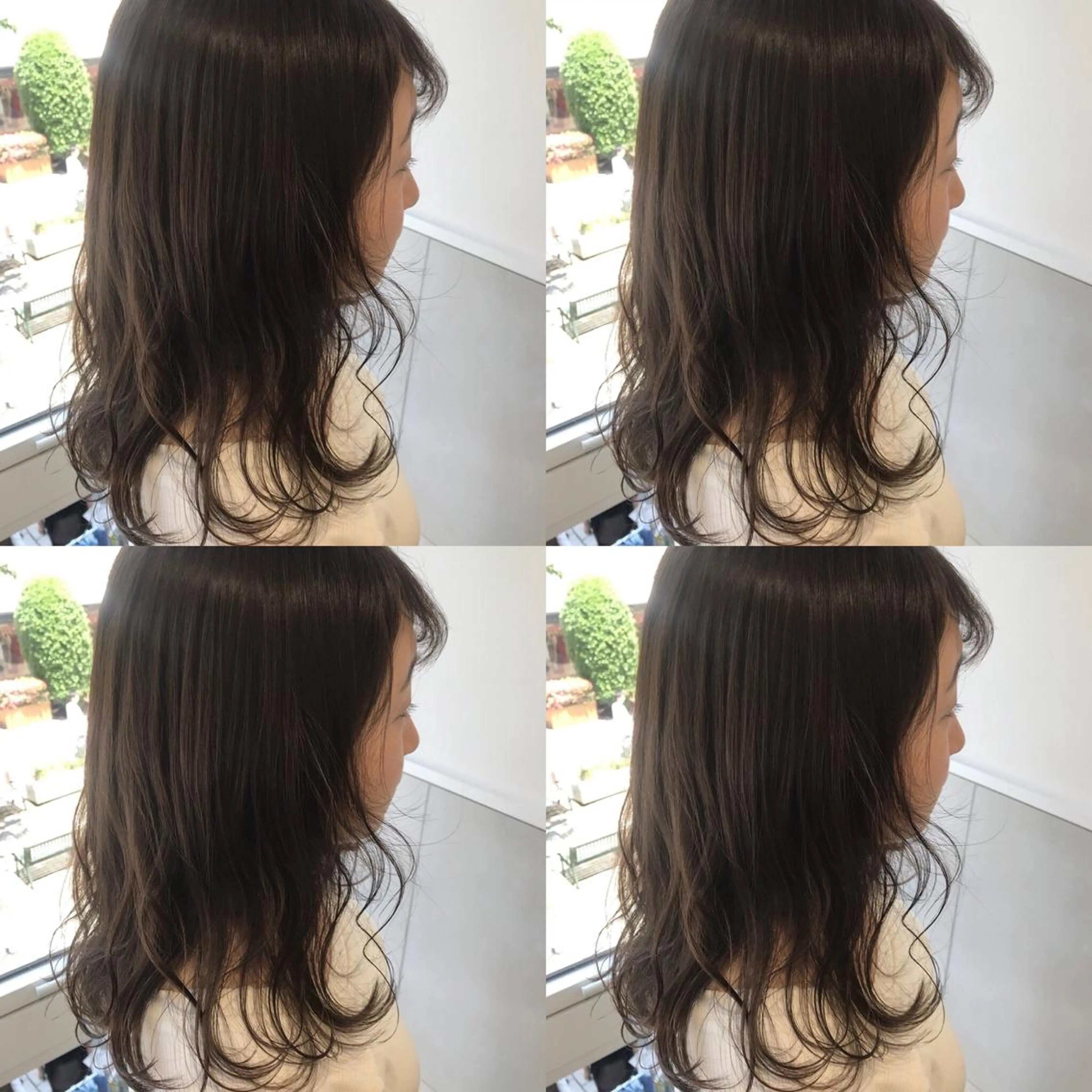 セミロング カラー カット ヘアカラー トリートメント SALOWIN所属・小栗 麻衣のヘアスタイル