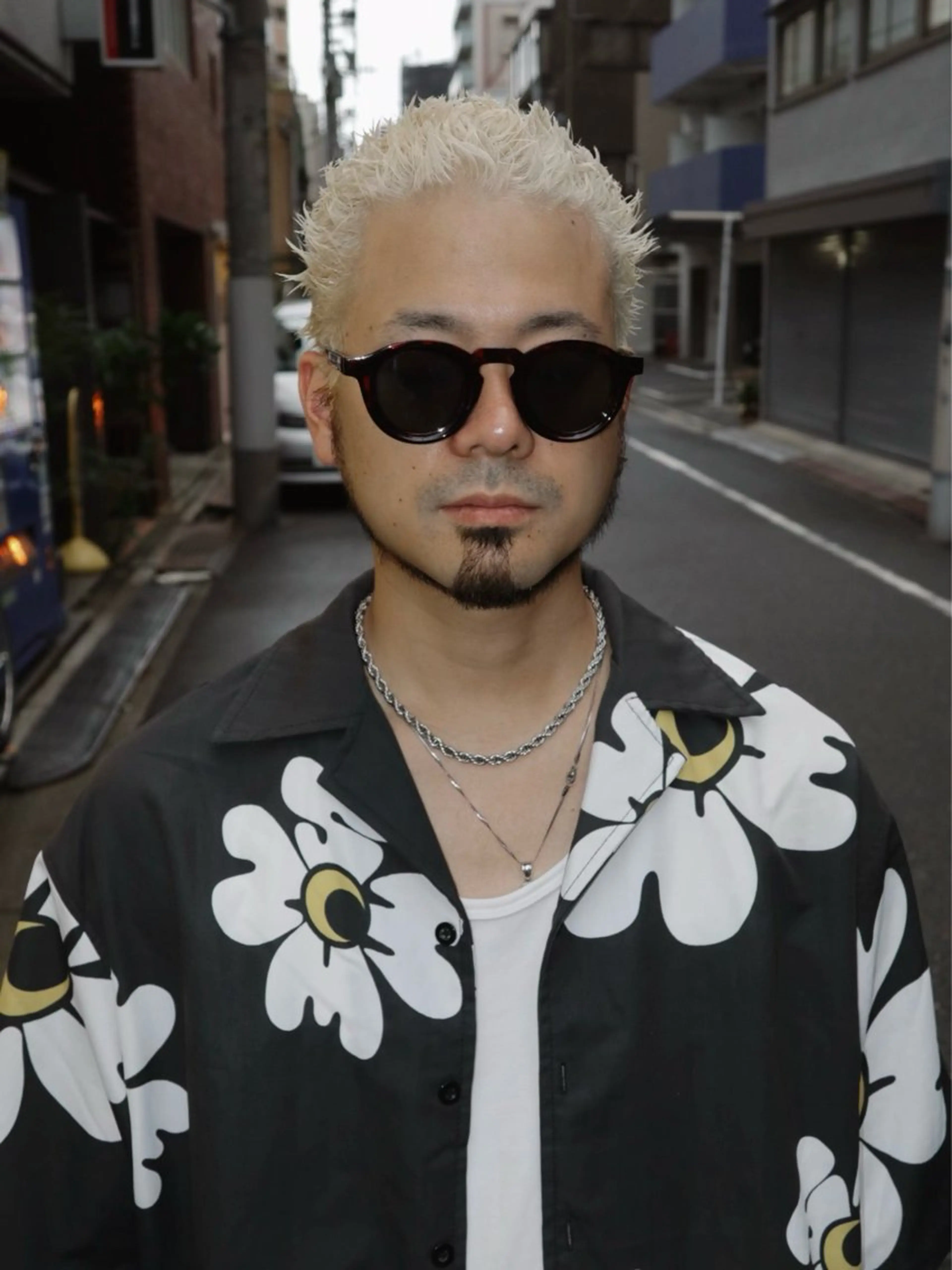 ショート メンズ メンズブリーチ メンズパーマ カット ヘアカラー パーマ イージードリル‼️イ ージーパーマ‼️平山のヘアスタイル