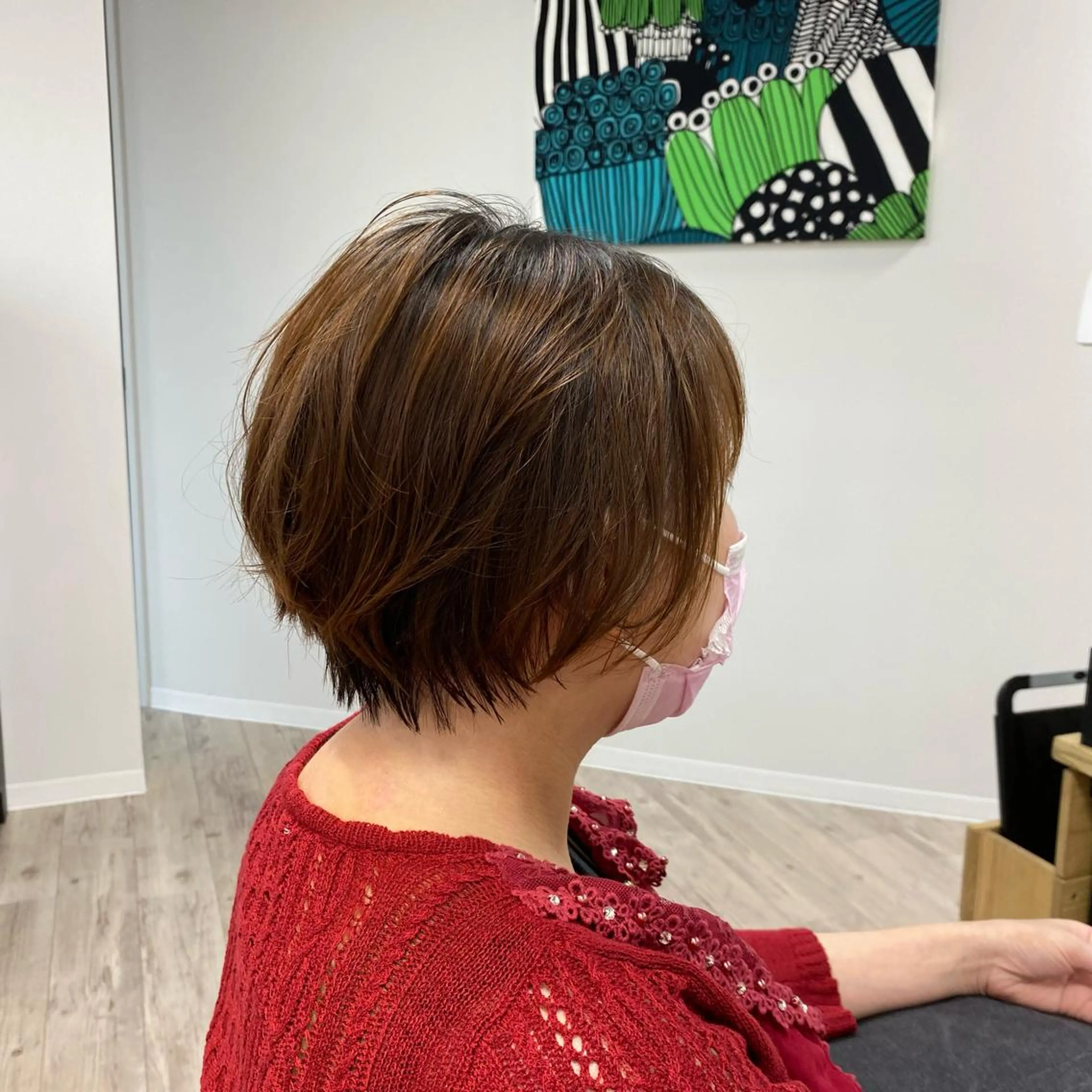 ショート カット パーマ 波巻きスパイラル/ メンズパーマ/ゆうひのヘアスタイル