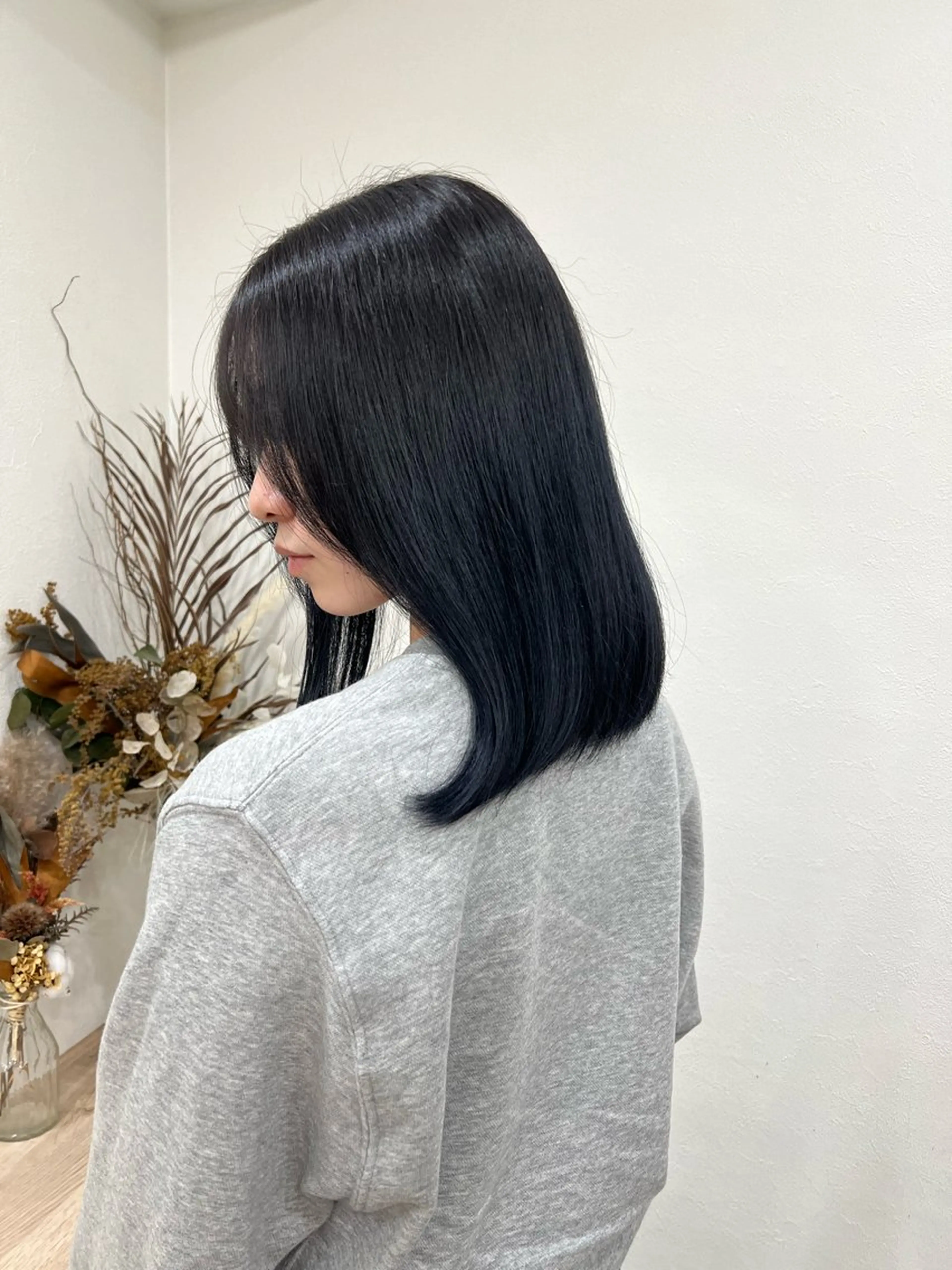 セミロング カラー TOKI mahoのヘアスタイル