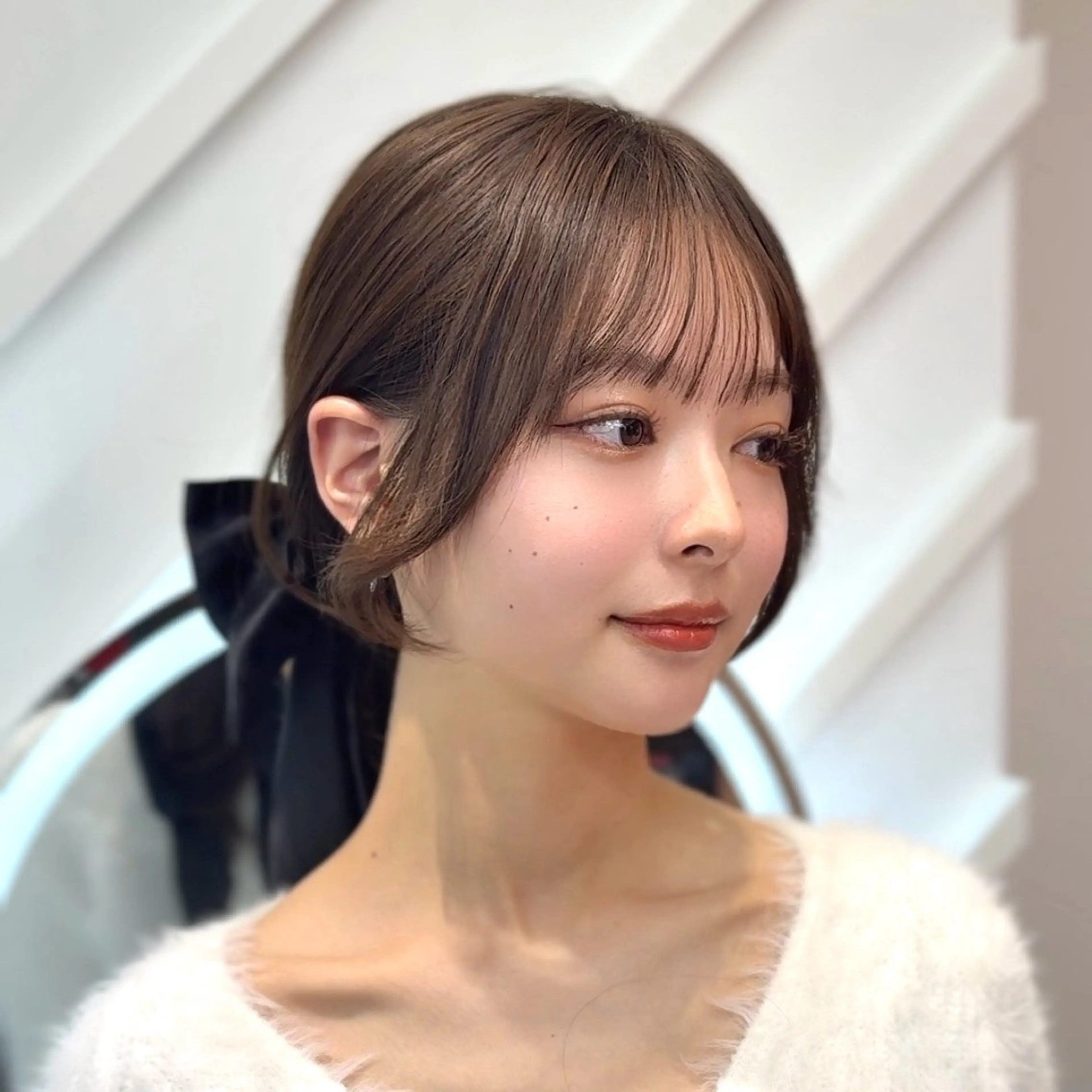 ロング カラー 山崎/ボブ縮毛矯正 レイヤー髪質改善のヘアスタイル