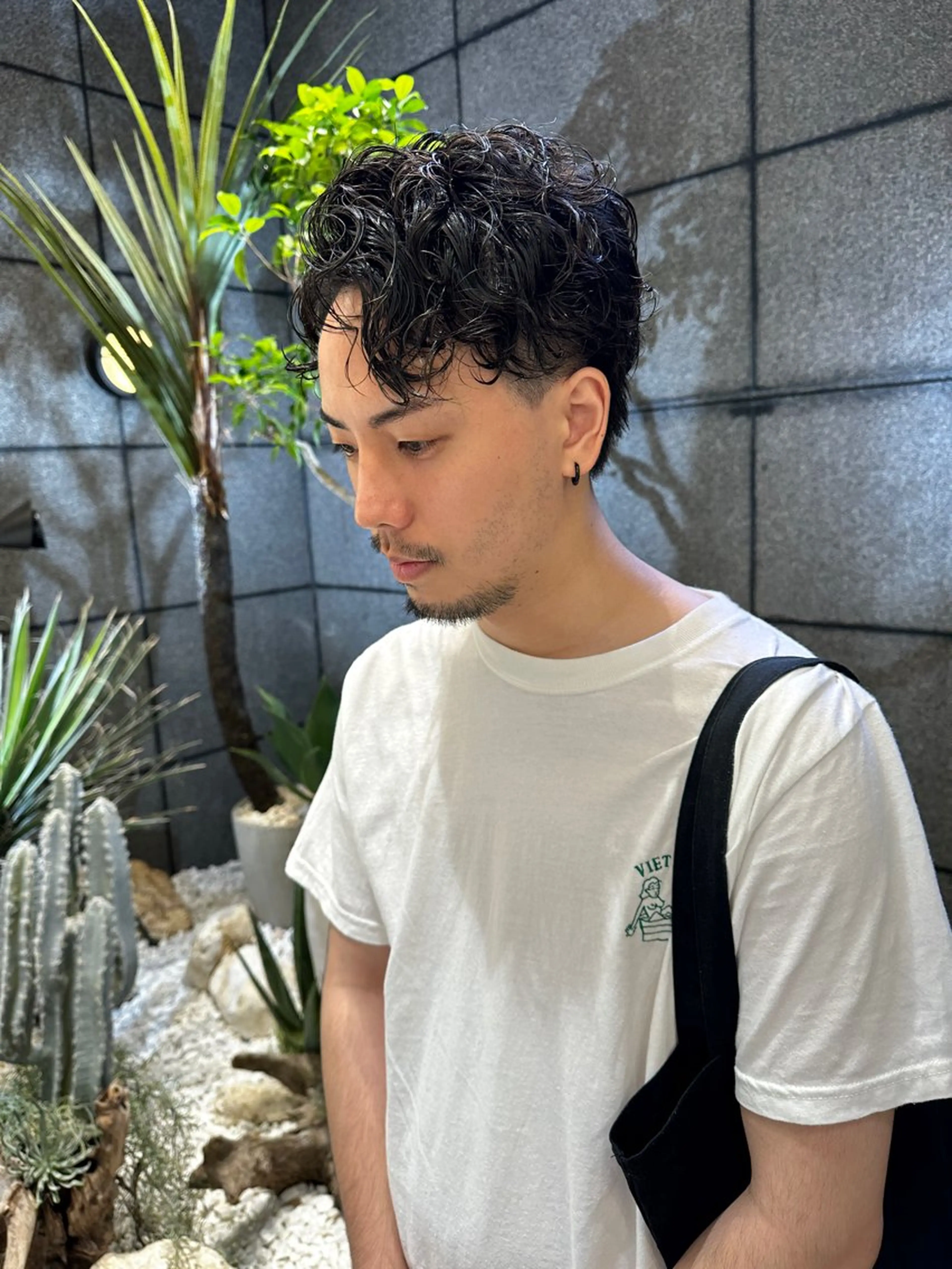 パーマ メンズ AMI ウルフパーマ/メンズのヘアスタイル