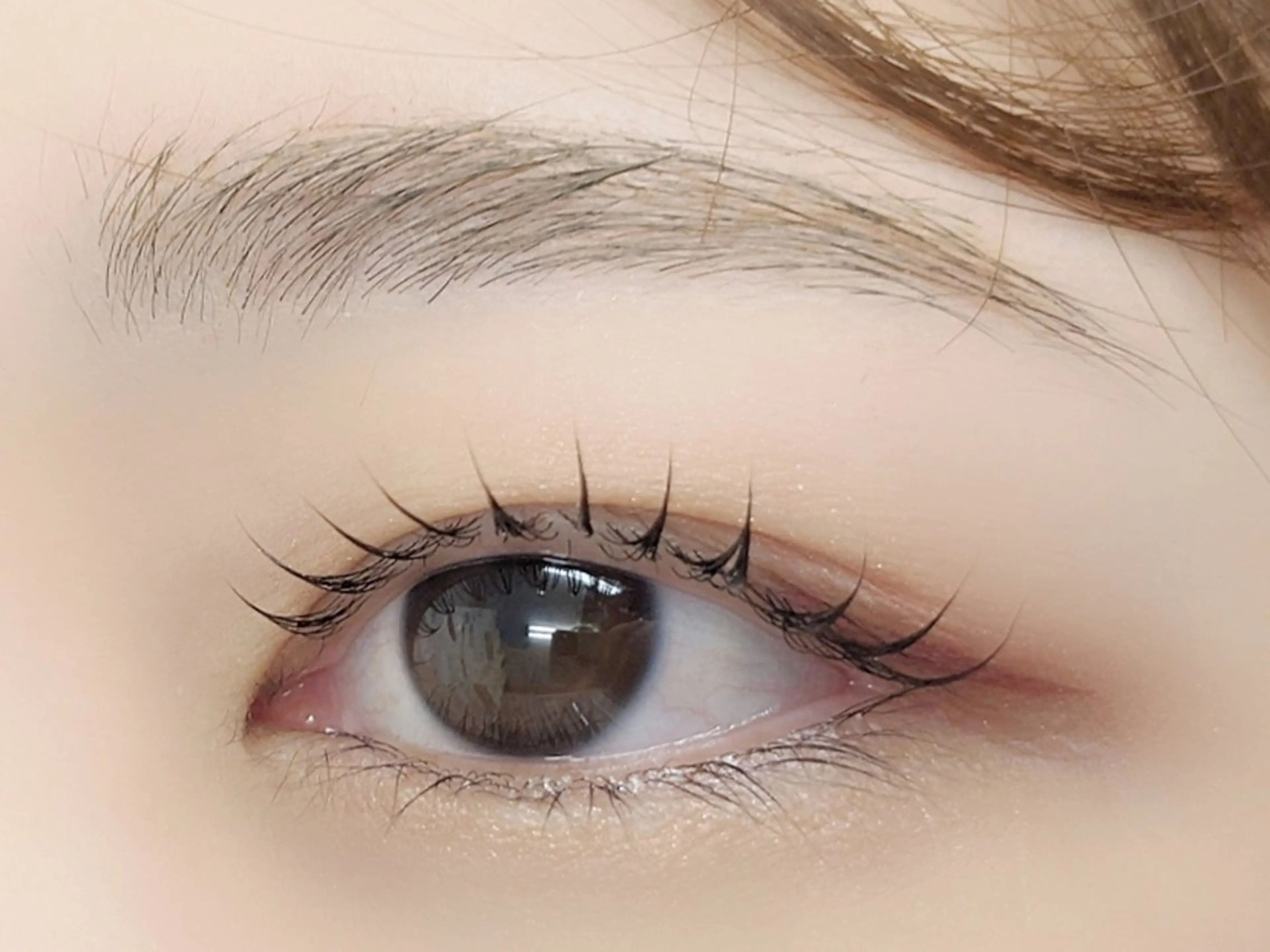 マツエク・マツパ 束感まつ毛 ナチュラル 一重×まつ毛パーマ CarrefourNoa富士所属・カルフールノア富士 Nのマツエク・マツパデザイン