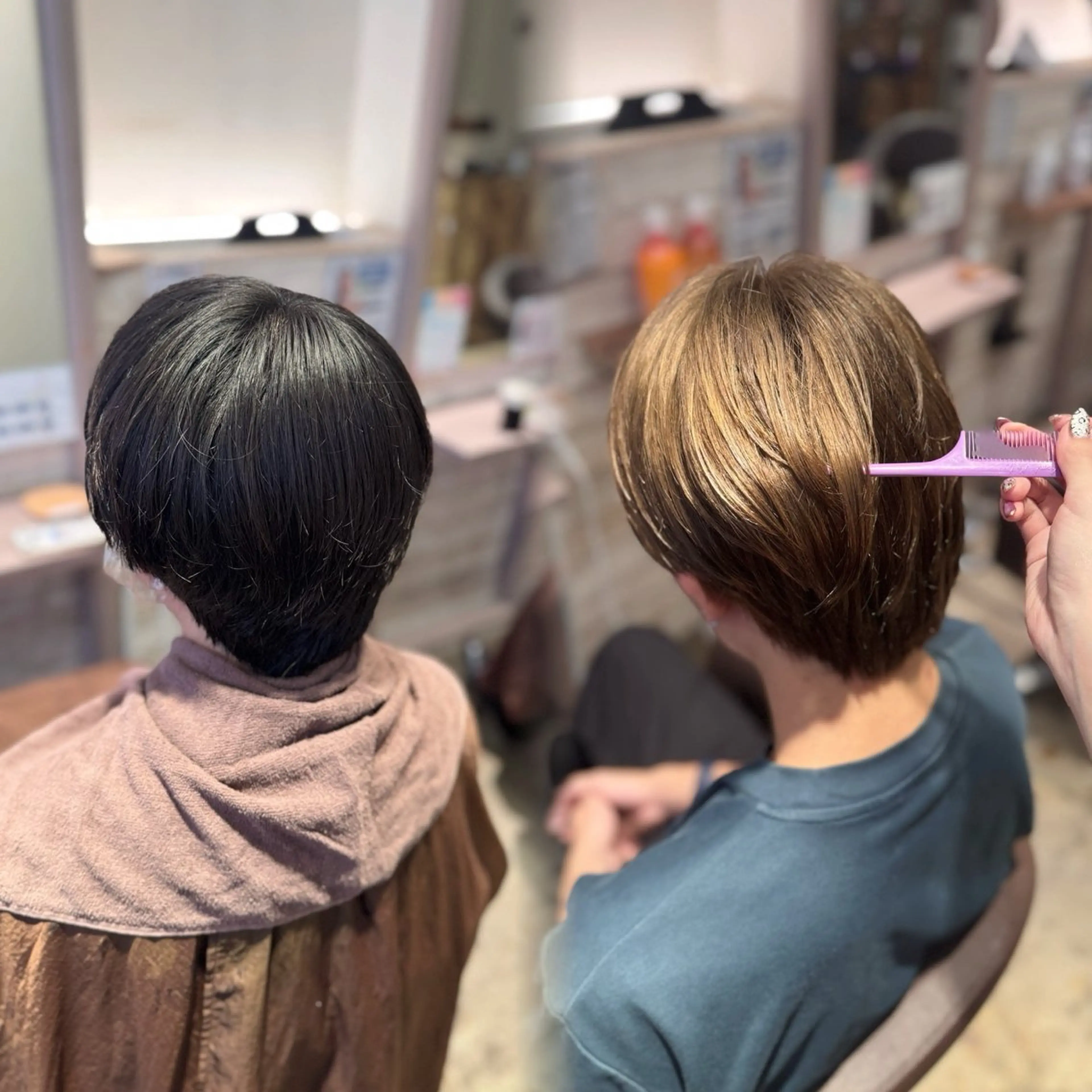 カラー メンズ カット ヘアカラー 💜小山田 愛美💜のヘアスタイル