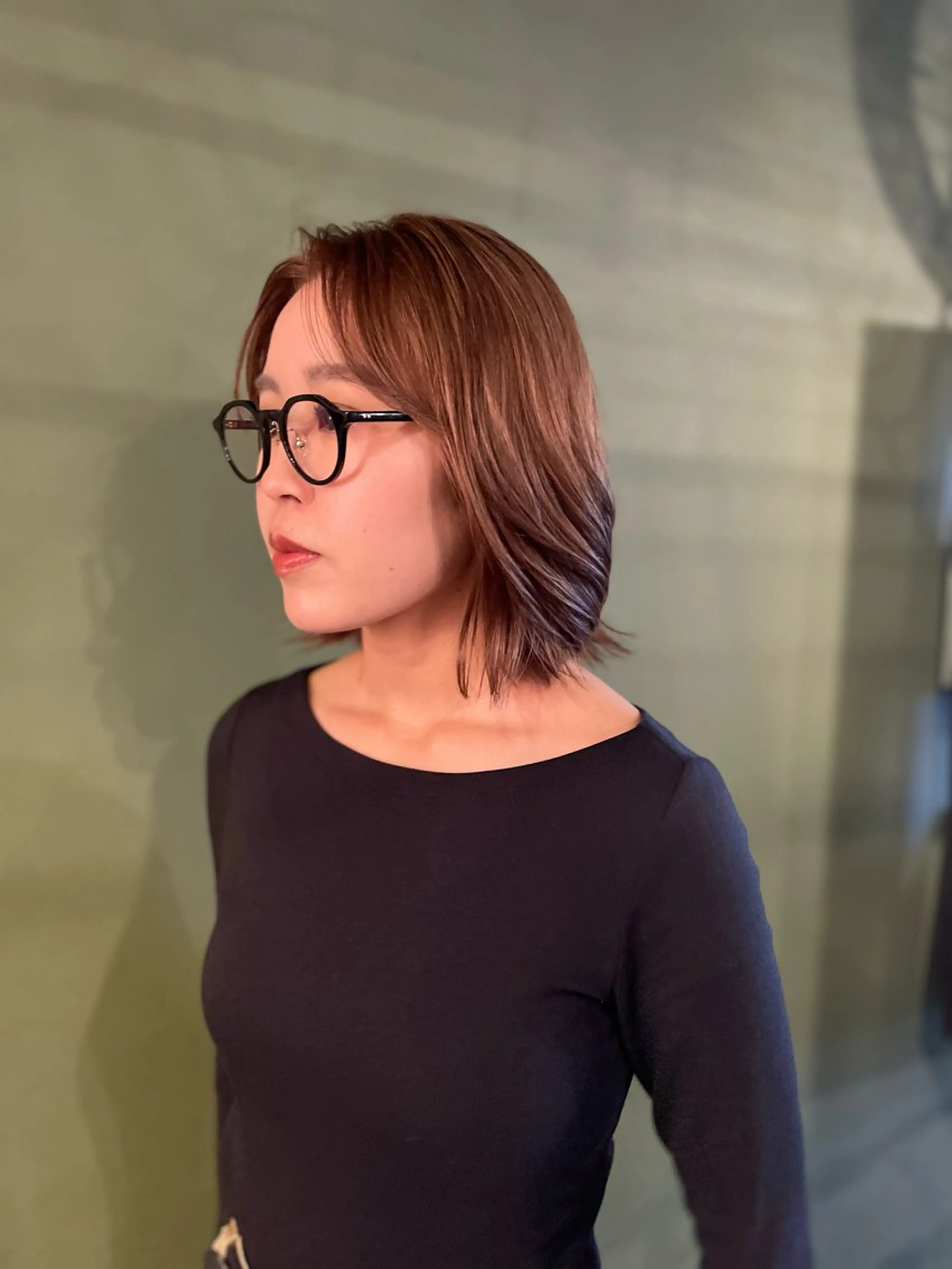 ミディアム カラー カット ヘアカラー トリートメント PATH-hair. storeのヘアスタイル