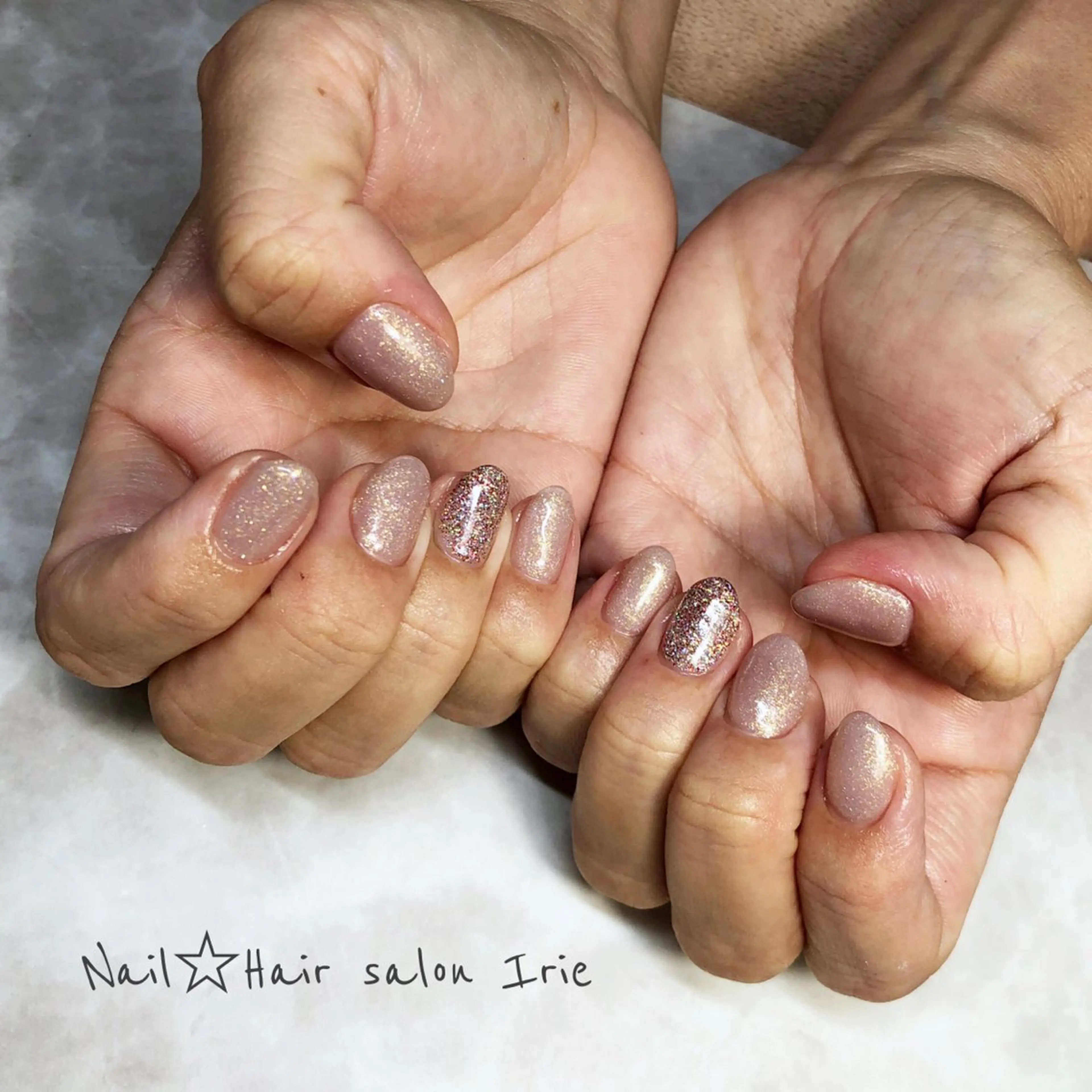 ネイル ハンドネイル ハンドケア Hair salon Irie所属・與儀 知佳のネイルデザイン