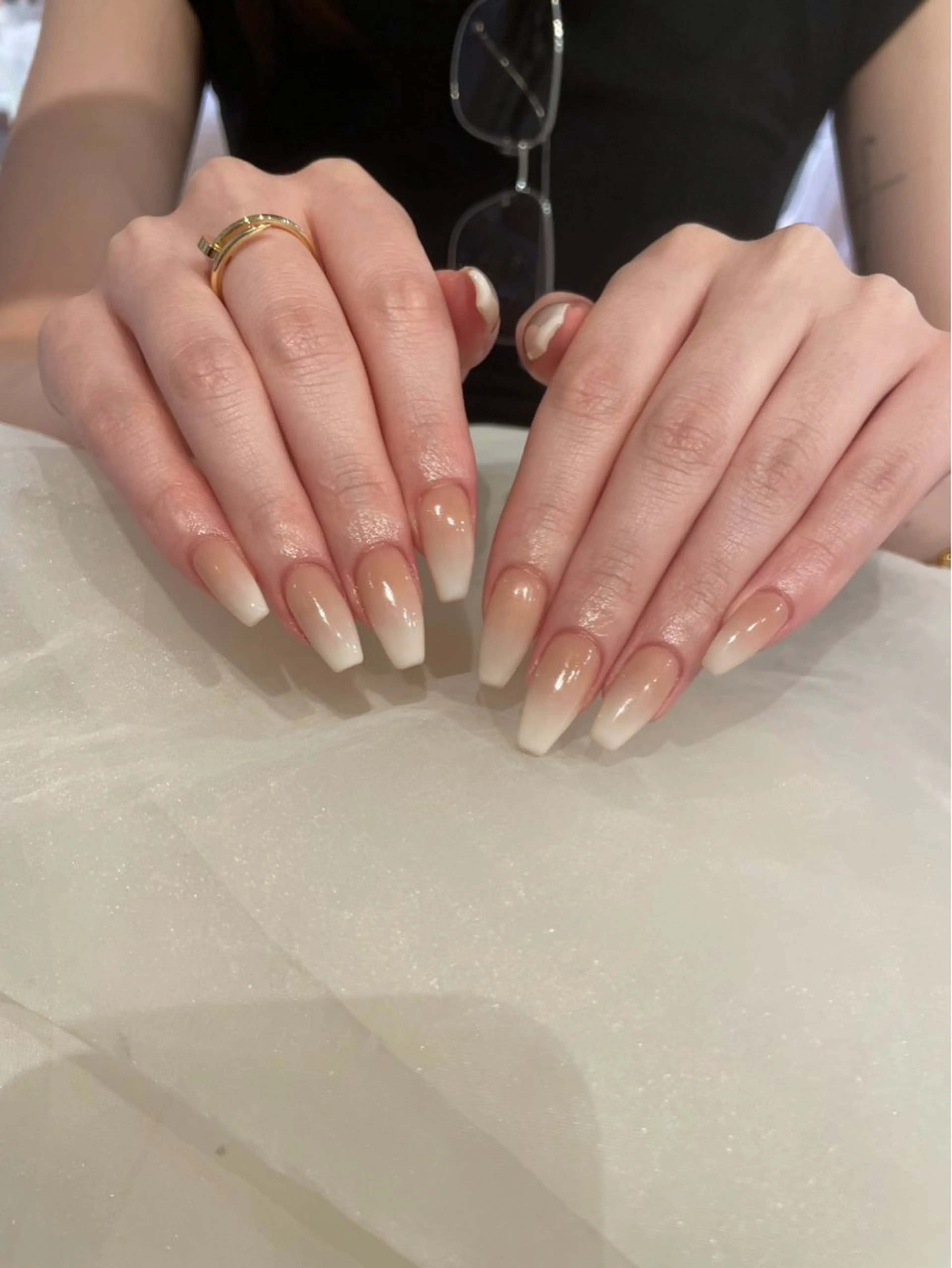 カラーグラデーションの写真