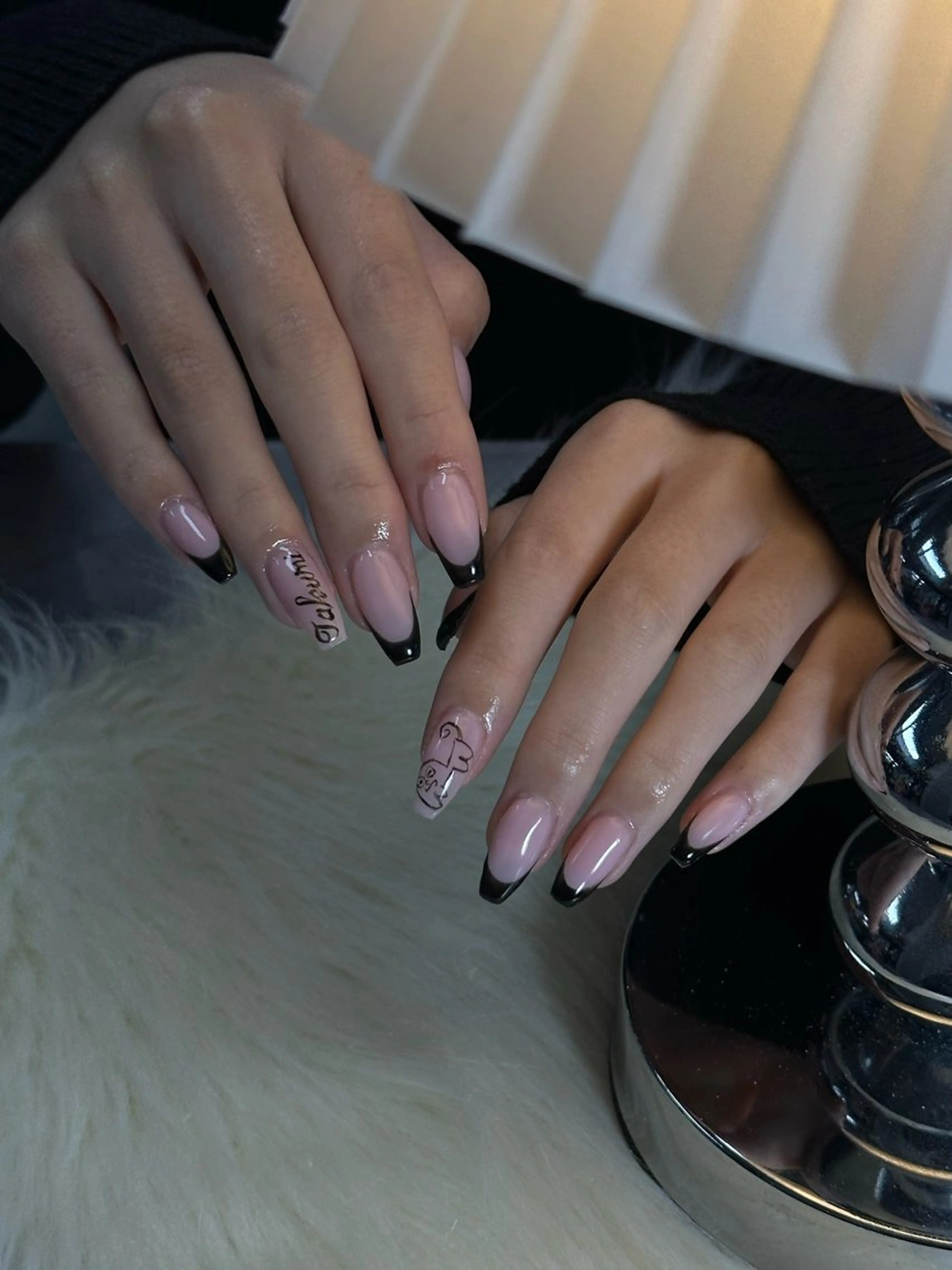 ネイル ハンドネイル if Hair＆Nail Salon所属・IKA /海外ネイル /個性派/ワンホンのネイルデザイン