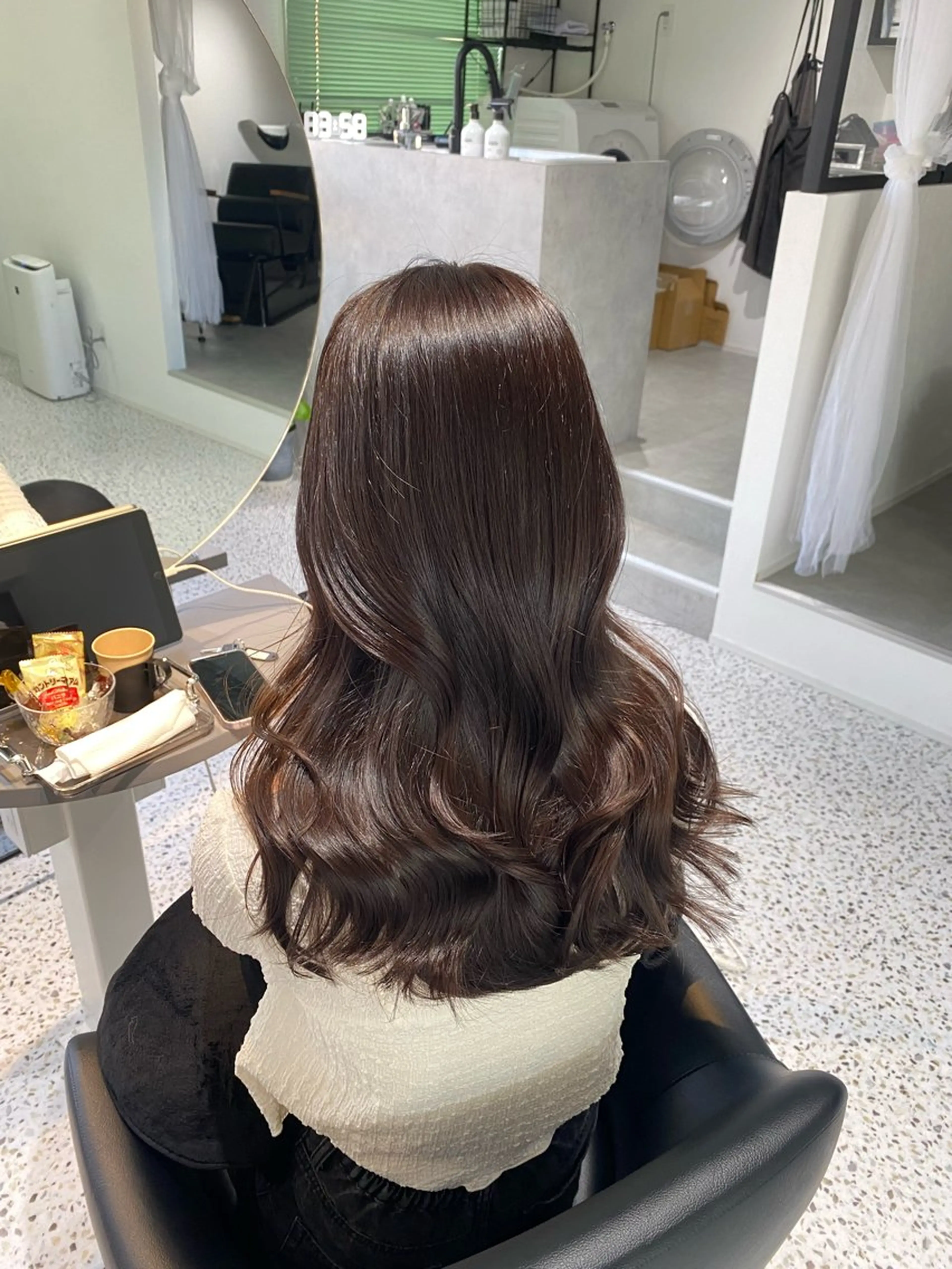 ミディアム カラー パーマ ヘアアレンジ メンズ キッズ ブラウンカラー チョコレートブラウン カット ヘアカラー Lumo所属・💖横浜ブリーチなし 💖MIHOのヘアスタイル