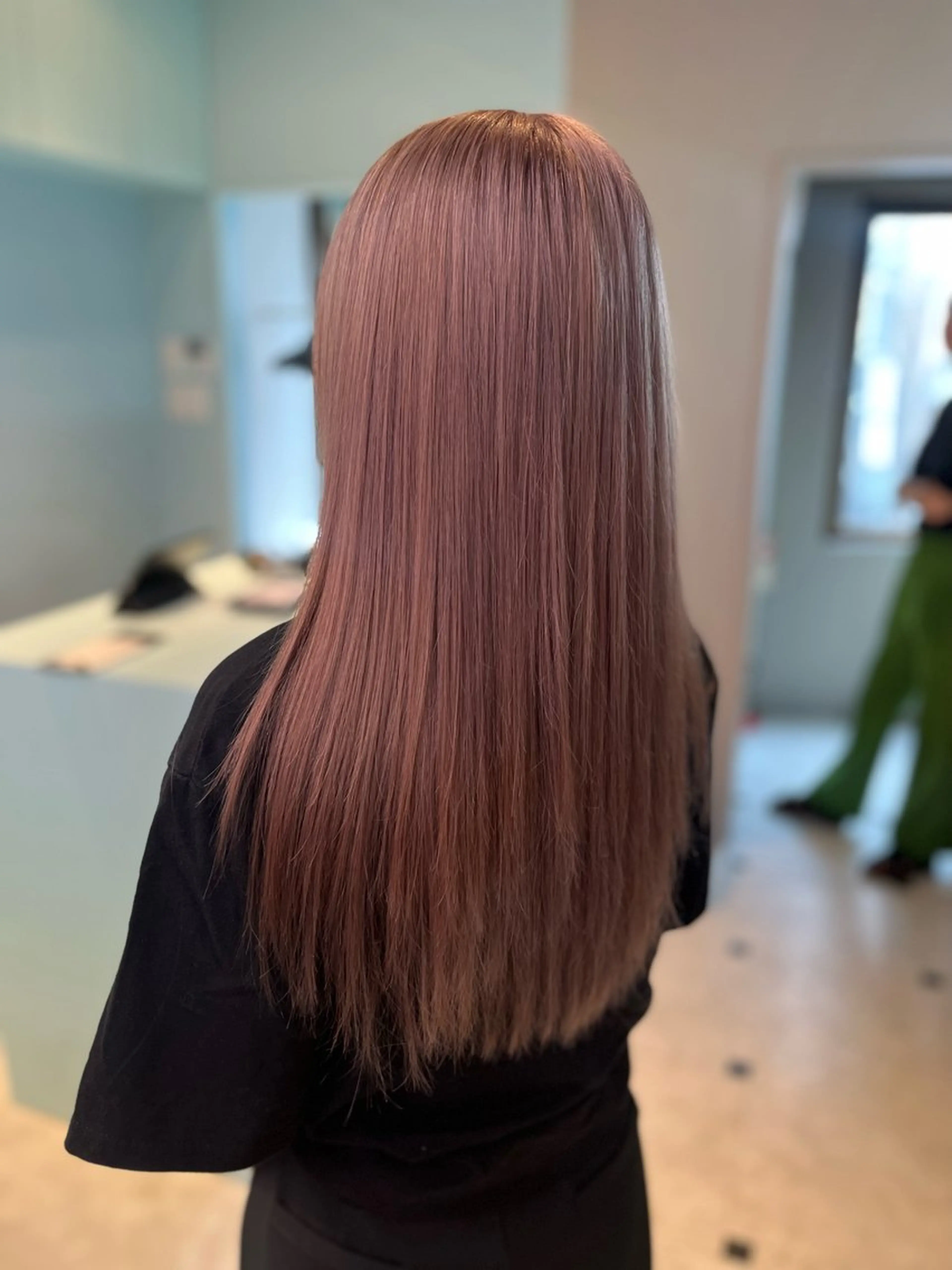 セミロング カラー ヘアアレンジ 愛されカラー🩷 はるなのヘアスタイル