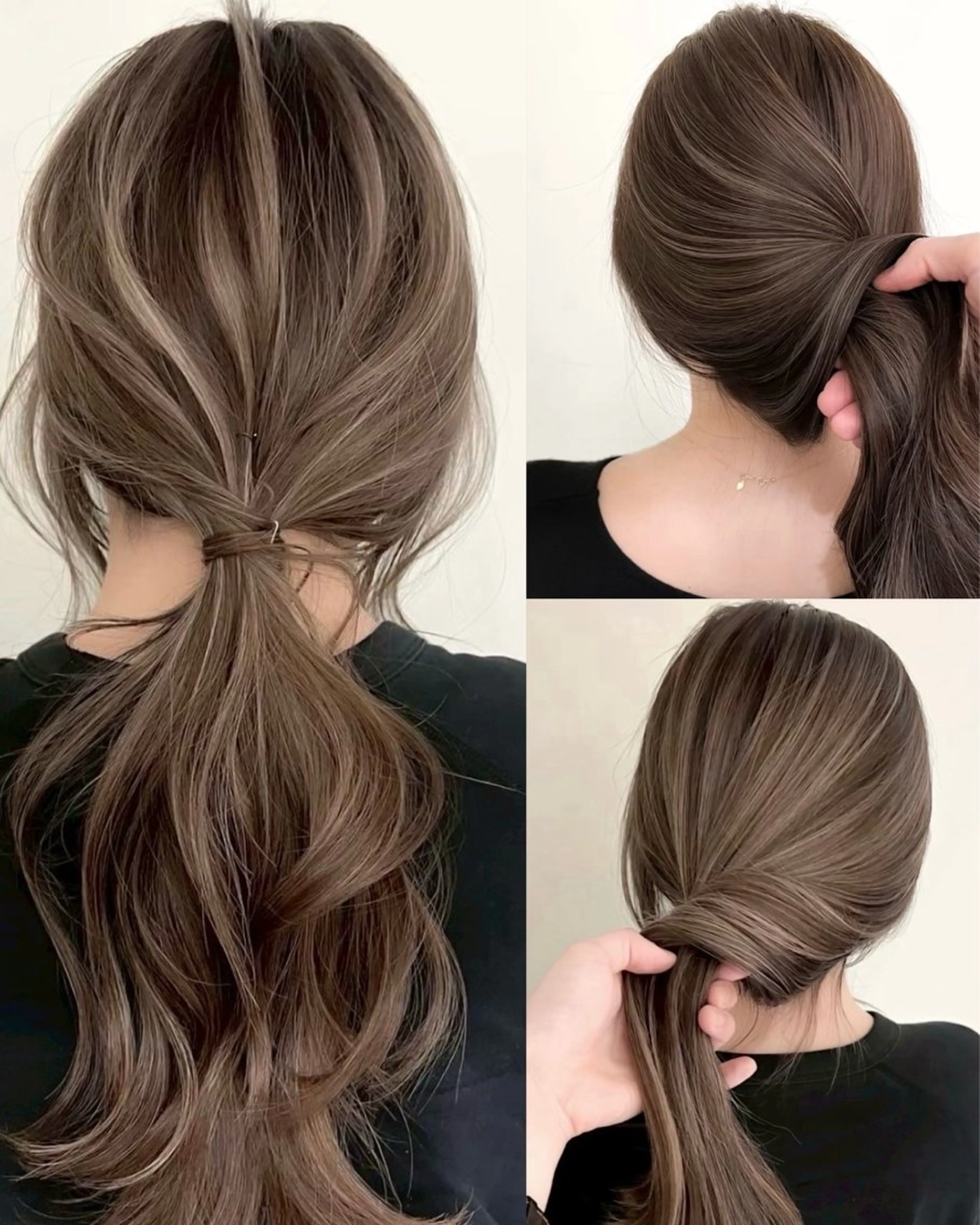 セミロング カラー カット ヘアカラー トリートメント Amaretto かなのヘアスタイル