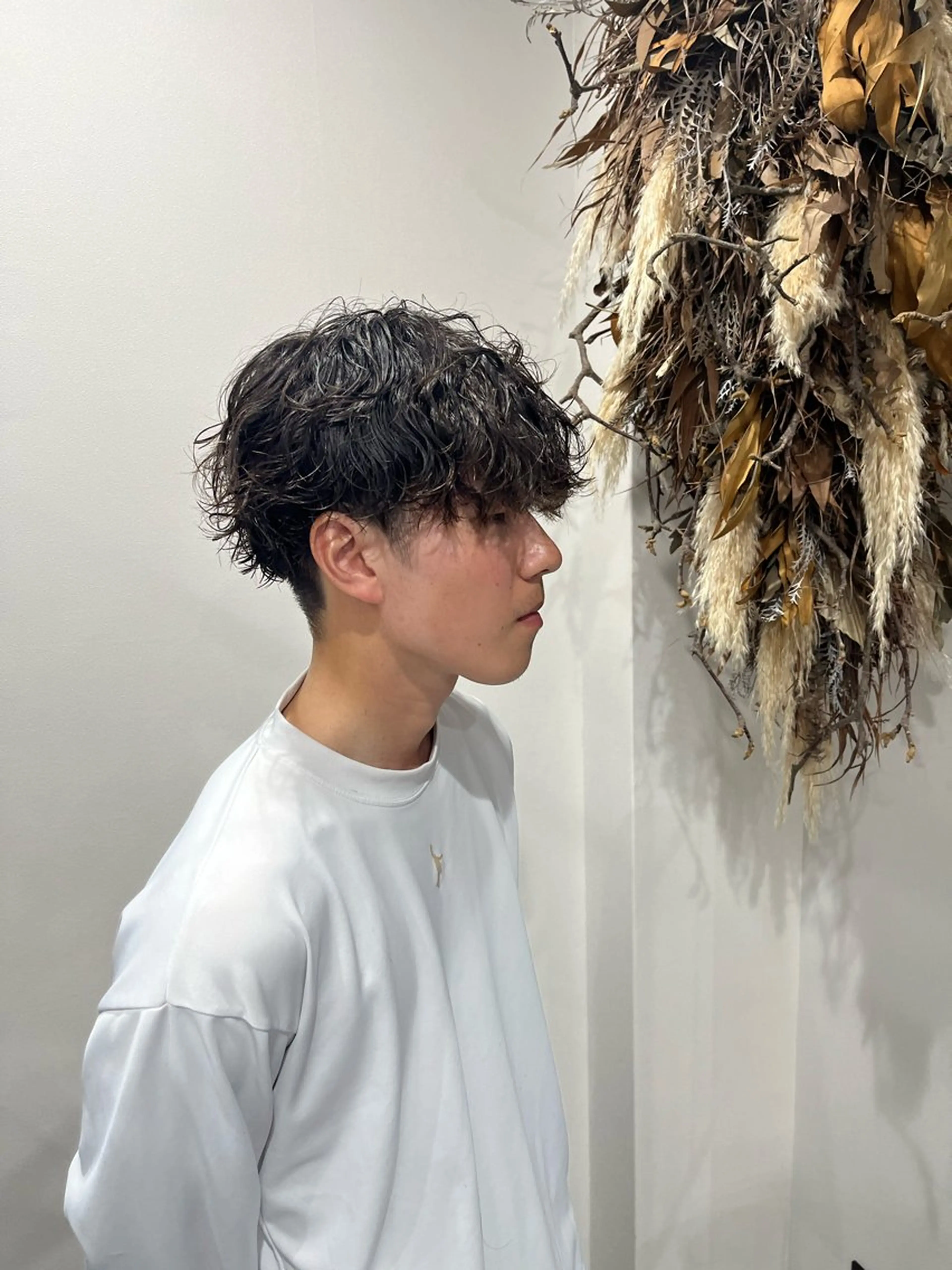 パーマ 🖱️ナチュラルヘア 鍋谷美帆🖱️のヘアスタイル