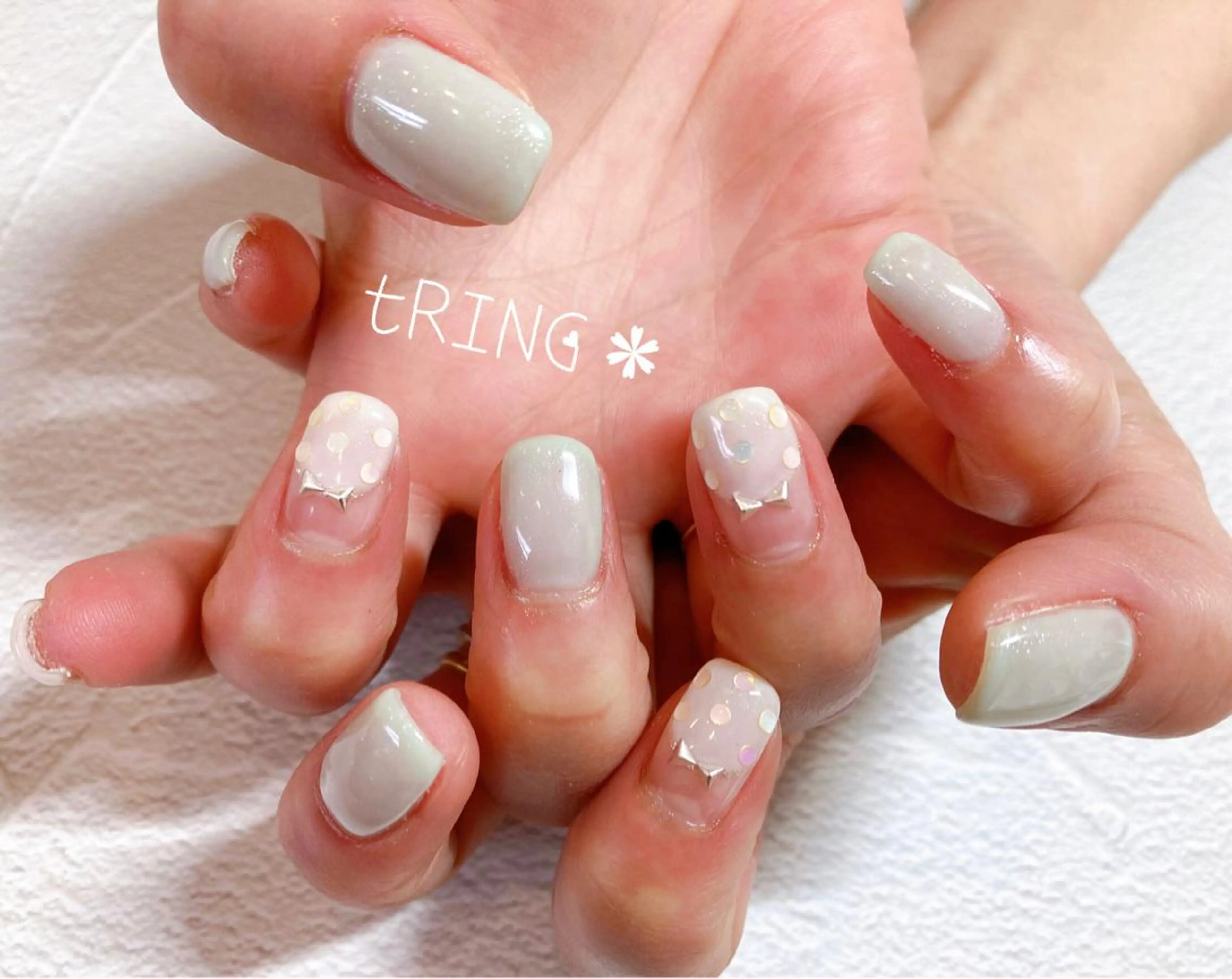 ネイル ハンドネイル tRING＊ しいの木台のネイルデザイン