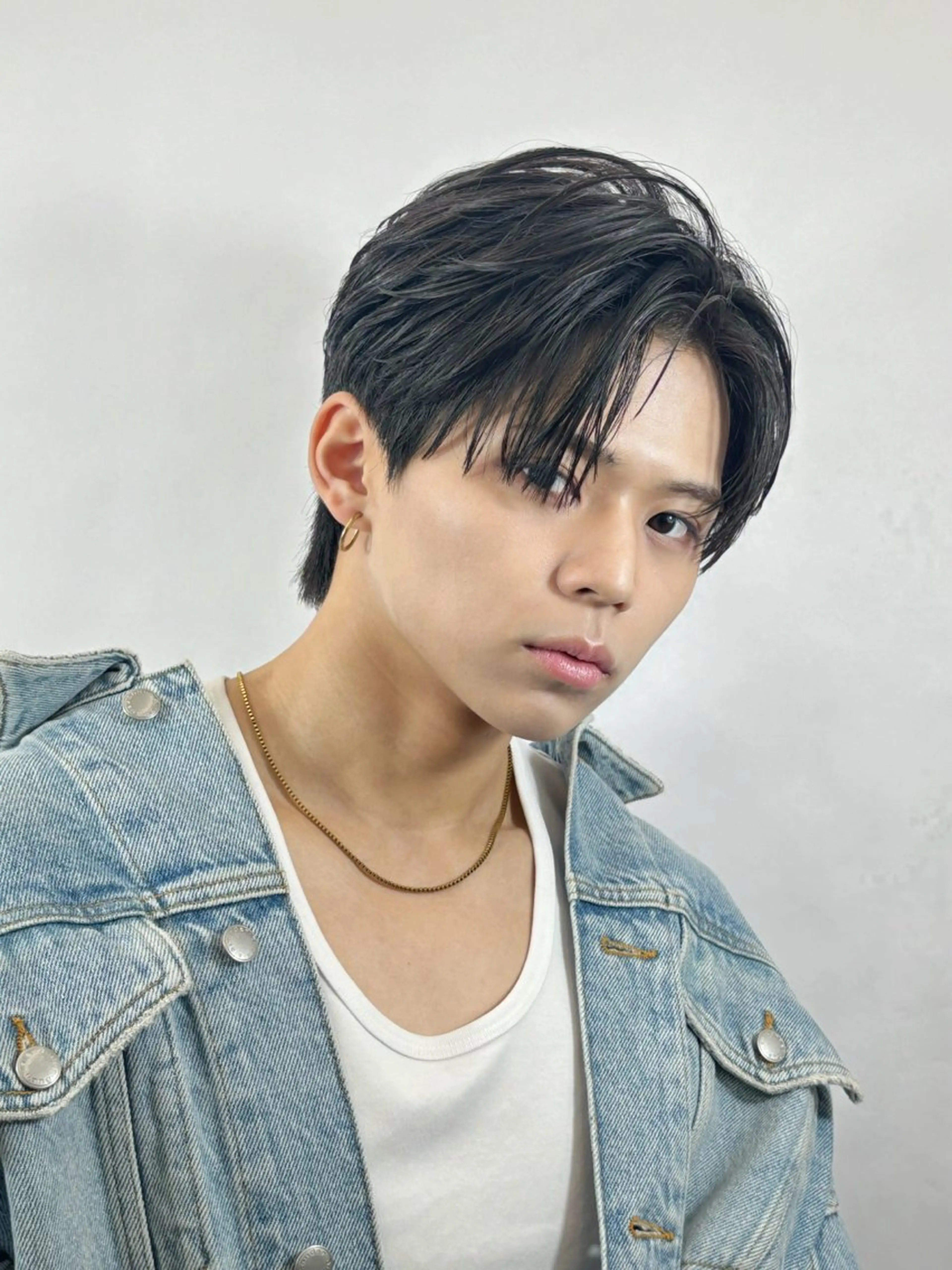 ショート メンズ カット トリートメント ✨️センターパート/ 曲がる縮毛矯正✨️のヘアスタイル