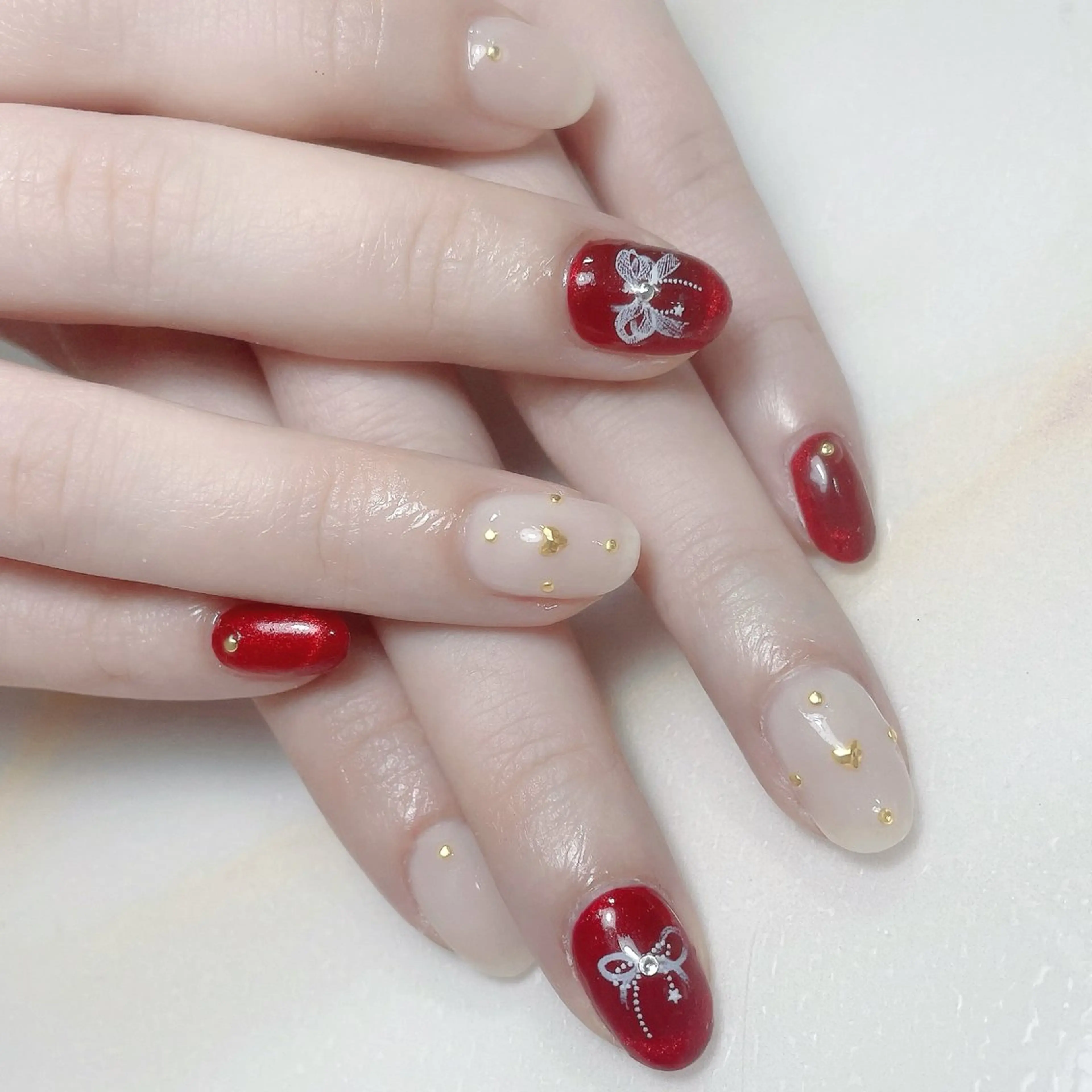 ネイル アートネイル フレンチネイル ジェルネイル グラデーション 韓国ネイル ハンドネイル 久保田 マリコのネイルデザイン