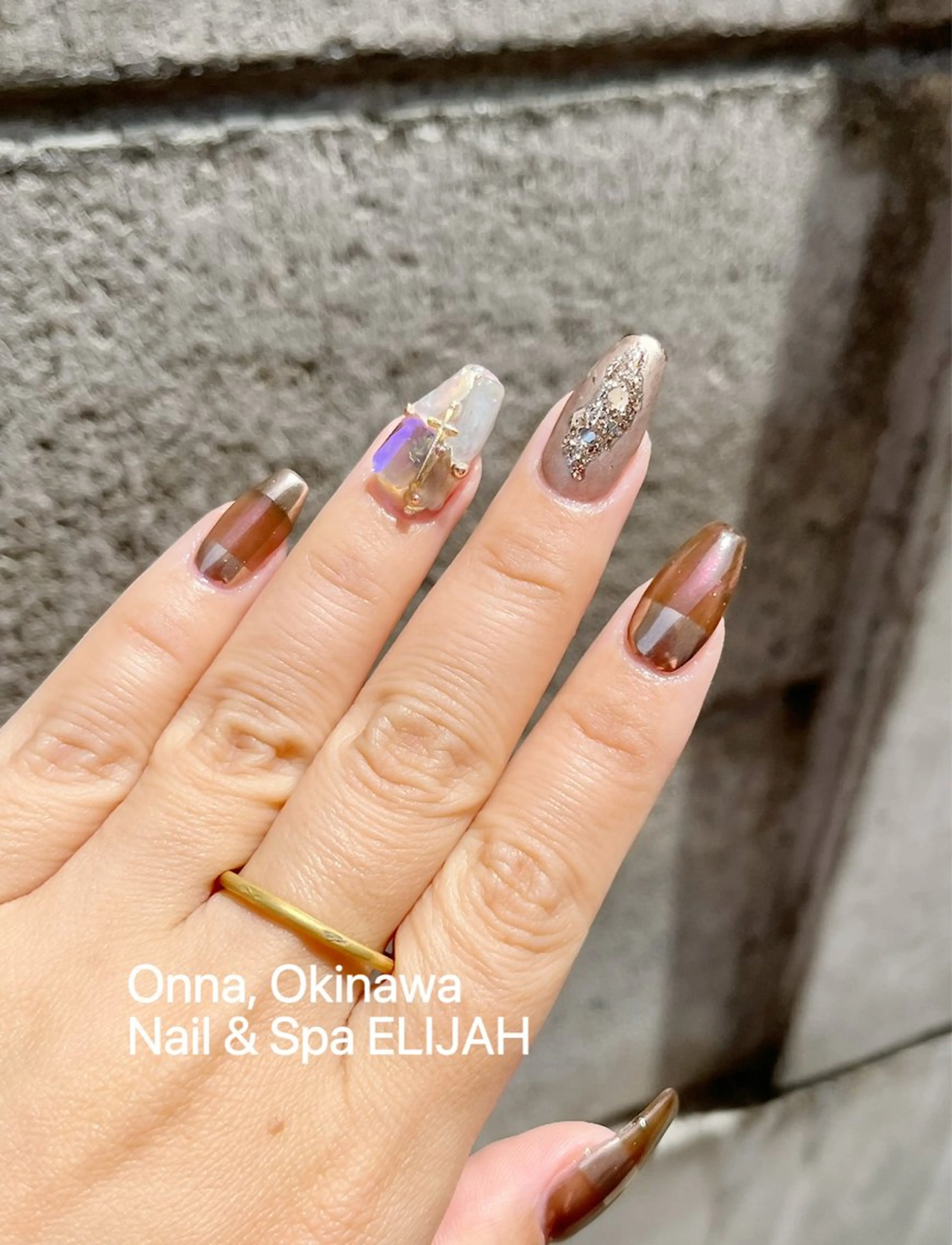 ネイル Nail & Spa ELIJAH(ネイルアンドスパイライジャ)所属・ダンラップ新里 友簣乃のネイルデザイン